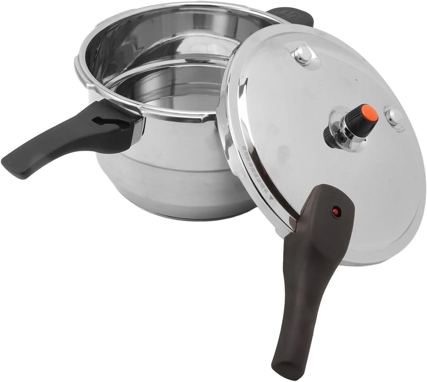 زودپز روگازی Asixxsix، دیگ زودپز استیل ضد زنگ 80 کیلو پاسکال با فشار بالا به همراه توری بخارپز، پخت آسان و ایمن با درب فلزی برای اجاق گاز و القایی (8 لیتر)