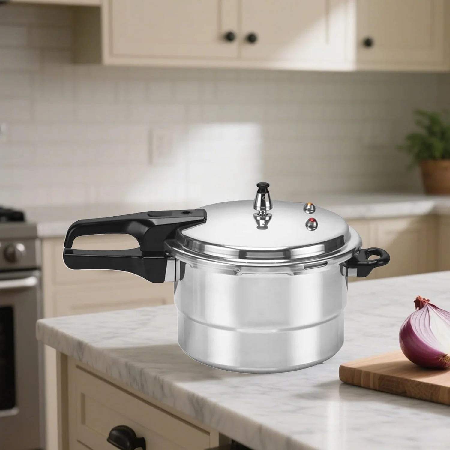 زودپز القایی - دیگ زودپز 5 لیتری با سبد بخارپز | قابلمه پخت و پز، ظروف آلومینیومی برای گوشت مرغ سبزیجات غذاهای دریایی آشپزخانه رستوران