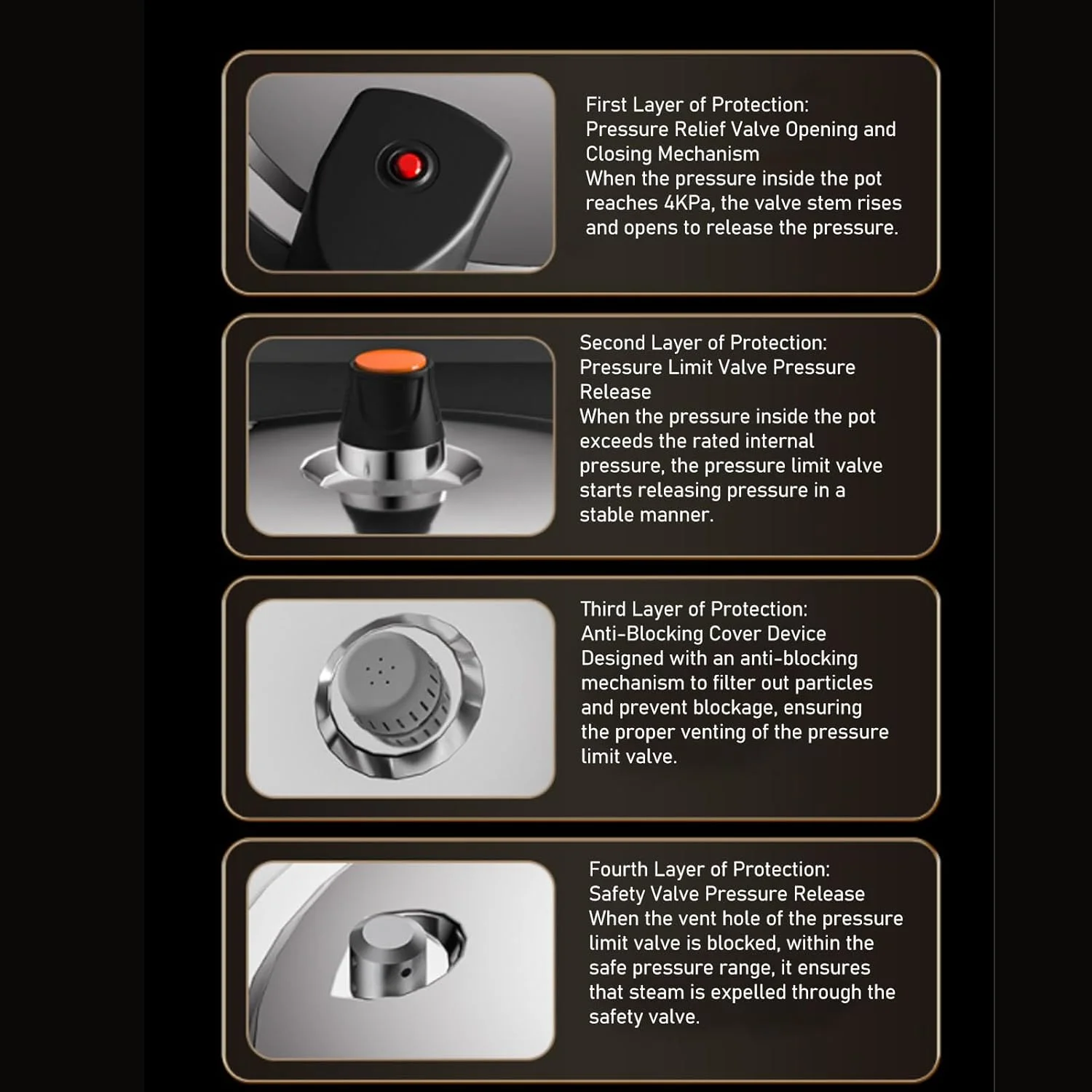 زودپز استیل ضد زنگ Zhjvihx با توری بخارپز، پخت سریع و کارآمد با فشار بالا 80 کیلو پاسکال، محافظت ایمن هوشمند، سازگار با اجاق گاز، اجاق القایی و غیره (6 لیتر) زودپز استیل ضد زنگ Zhjvihx با توری بخارپز، پخت سریع و کارآمد با فشار بالا 80 کیلو پاسکال، محافظت ایمن هوشمند، سازگار با اجاق گاز، اجاق القایی و غیره (6 لیتر)