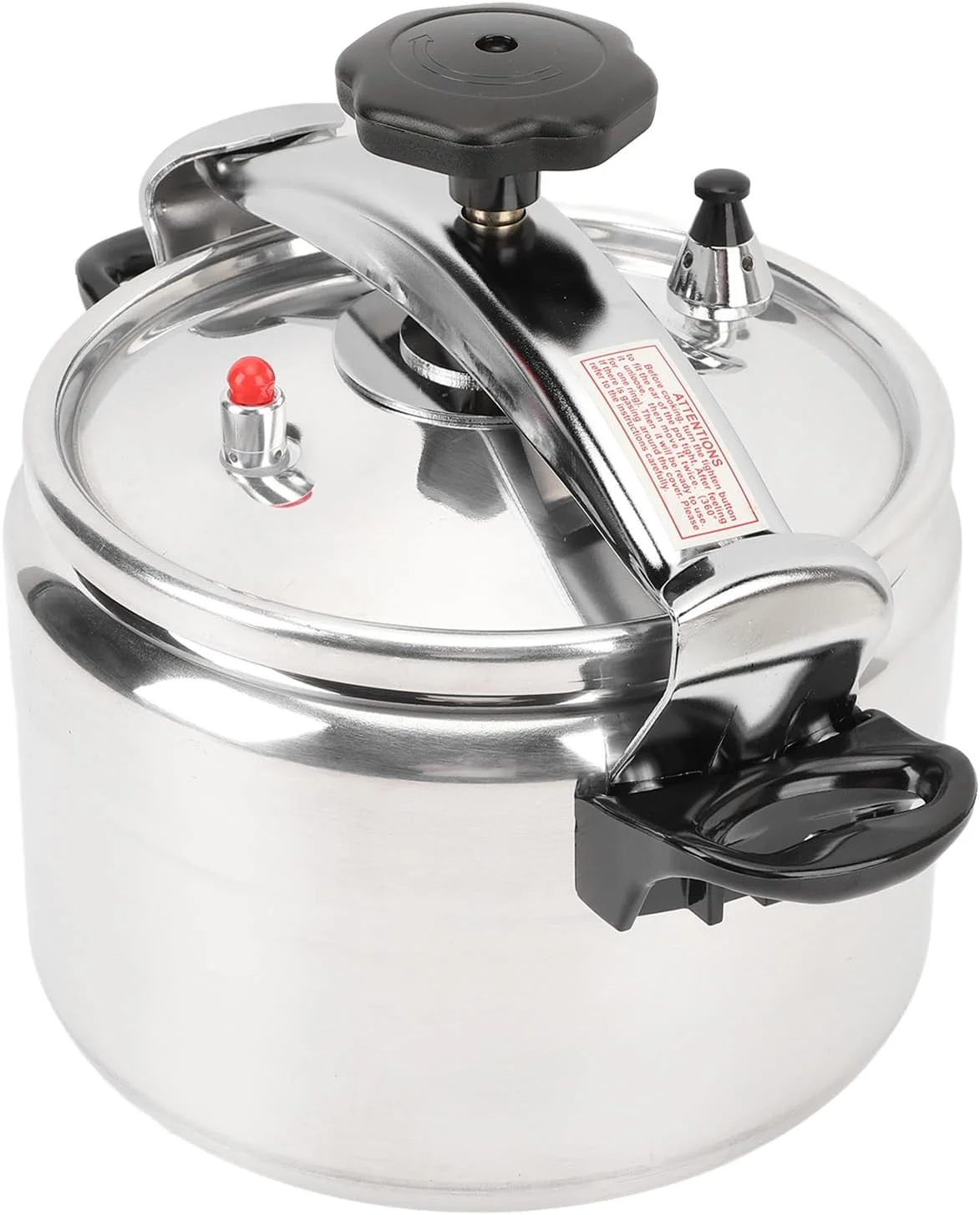 زودپز آلومینیومی 7 لیتری Tnfeeon، پخت و پز ایمن و کارآمد بدون پوشش، طراحی دو دسته، ظرفیت بزرگ برای آشپزخانه خانواده زودپز آلومینیومی 7 لیتری Tnfeeon، پخت و پز ایمن و کارآمد بدون پوشش، طراحی دو دسته، ظرفیت بزرگ برای آشپزخانه خانواده