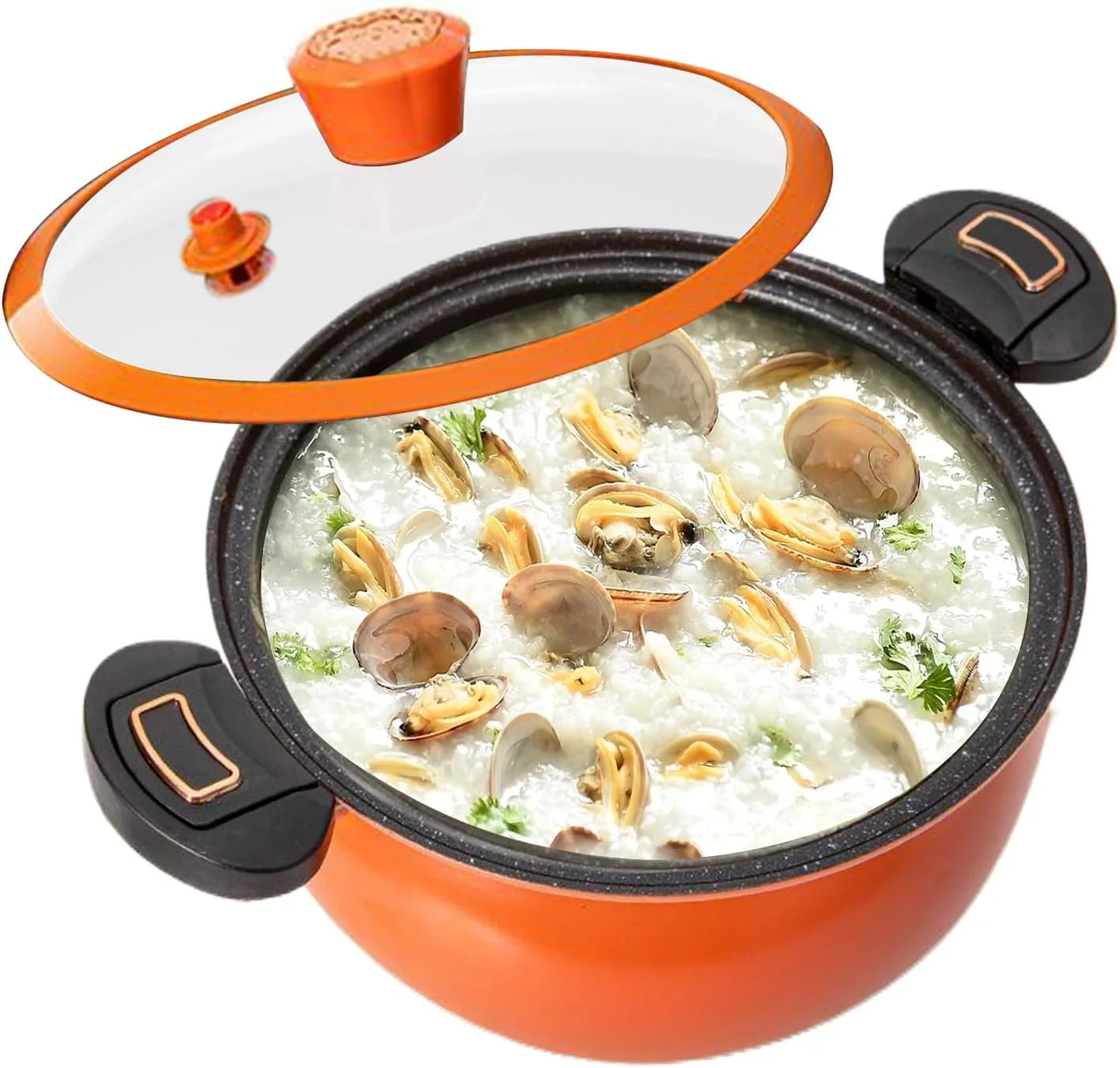 زودپز کوچک - قابلمه مناسب اجاق گازهای القایی - زودپز نچسب با گرمایش سریع به همراه درب شیشه ای برای پخت و پز، جوشاندن غذا و تهیه سوپ در آشپزخانه منزل