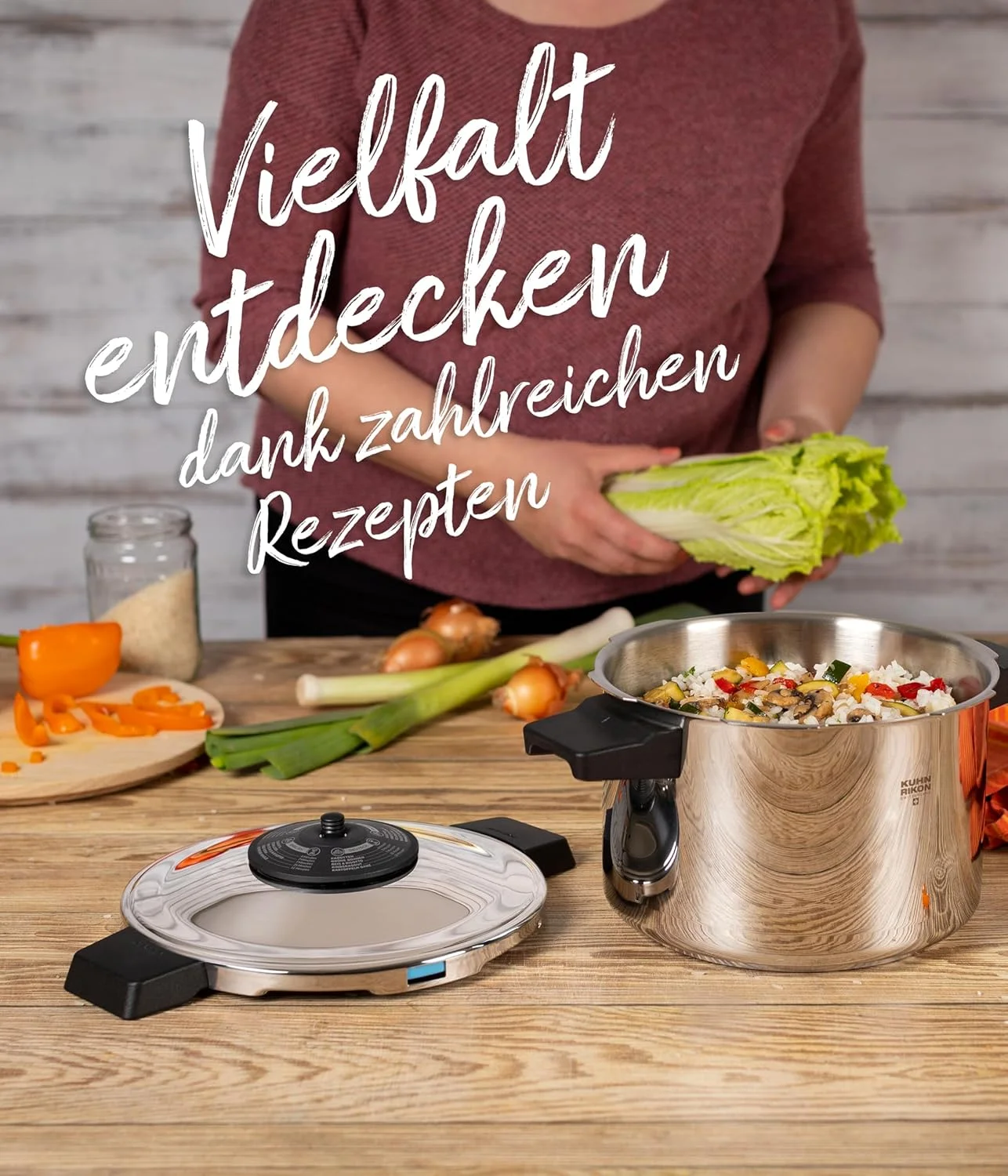 زودپز دسته بلند 5 لیتری کوهن ریکون دوروماتیک کلاسیک NEO - ساخت سوئیس، فوق العاده سریع و کم مصرف، کفه ضخیم سوپرترمی، ایمن و بادوام