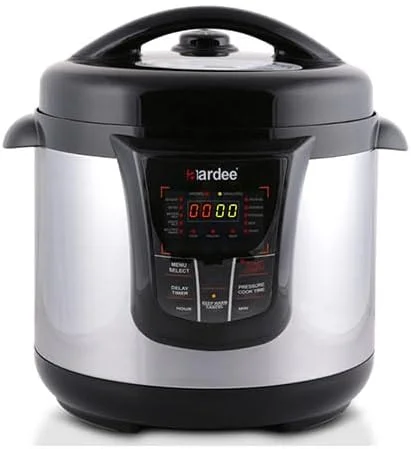 زودپز دیجیتال، پلوپز برقی چند منظوره 8 لیتری، استیل ضد زنگ، نقره ای و مشکی