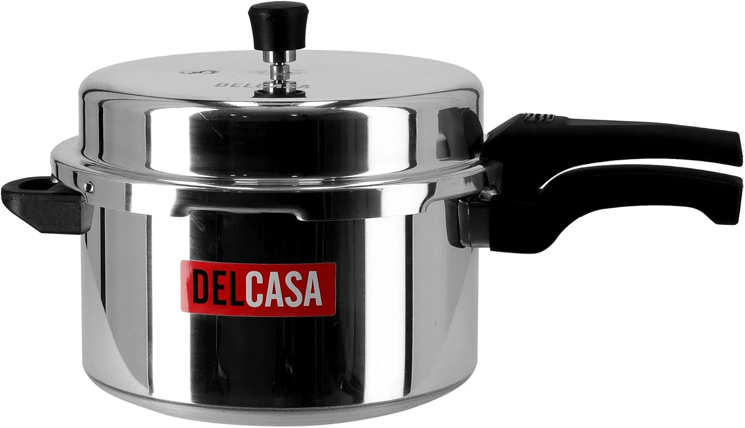 زودپز آلومینیومی 10 لیتری Delcasa DC1126، سبک و بادوام، مناسب برای آشپزخانه منزل، دارای درب و سیستم ایمنی چندگانه با دستگیره های لمسی خنک برای اجاق گاز و صفحات داغ جامد، نقره ای زودپز آلومینیومی 10 لیتری Delcasa DC1126، سبک و بادوام، مناسب برای آشپزخانه منزل، دارای درب و سیستم ایمنی چندگانه با دستگیره های لمسی خنک برای اجاق گاز و صفحات داغ جامد، نقره ای
