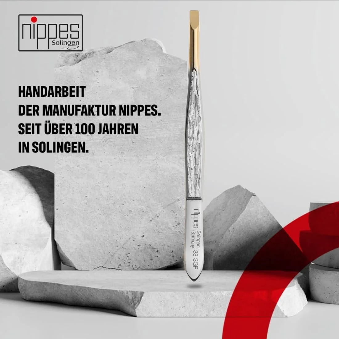 موچین نوک طلایی صاف نیپز زولینگن مدل 38SGP | برای حالت دادن به ابرو و از بین بردن موهای ظریف | استفاده آسان و کاربردی موچین نوک طلایی صاف نیپز زولینگن مدل 38SGP | برای حالت دادن به ابرو و از بین بردن موهای ظریف | استفاده آسان و کاربردی