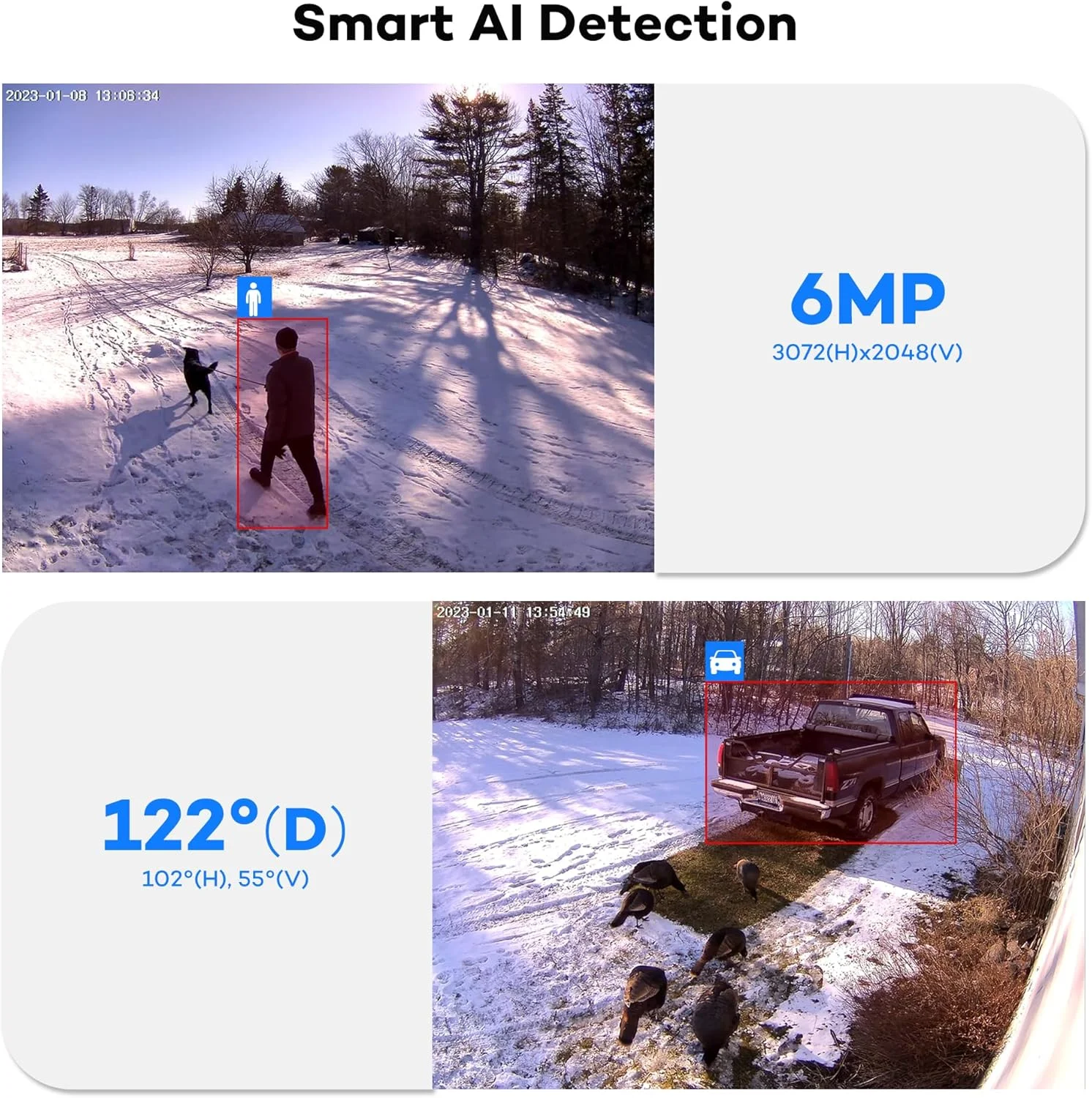 سیستم دوربین مداربسته ONWOTE 12MP NVR با 32 کانال، دید در شب رنگی هوشمند، 20 دوربین 6 مگاپیکسلی PoE IP صوتی بیرونی، NVR 32CH 6K 4K با 8 ترابایت، 20 کابل اترنت - 1860 فوت، CCTV تجاری برای کسب و کار