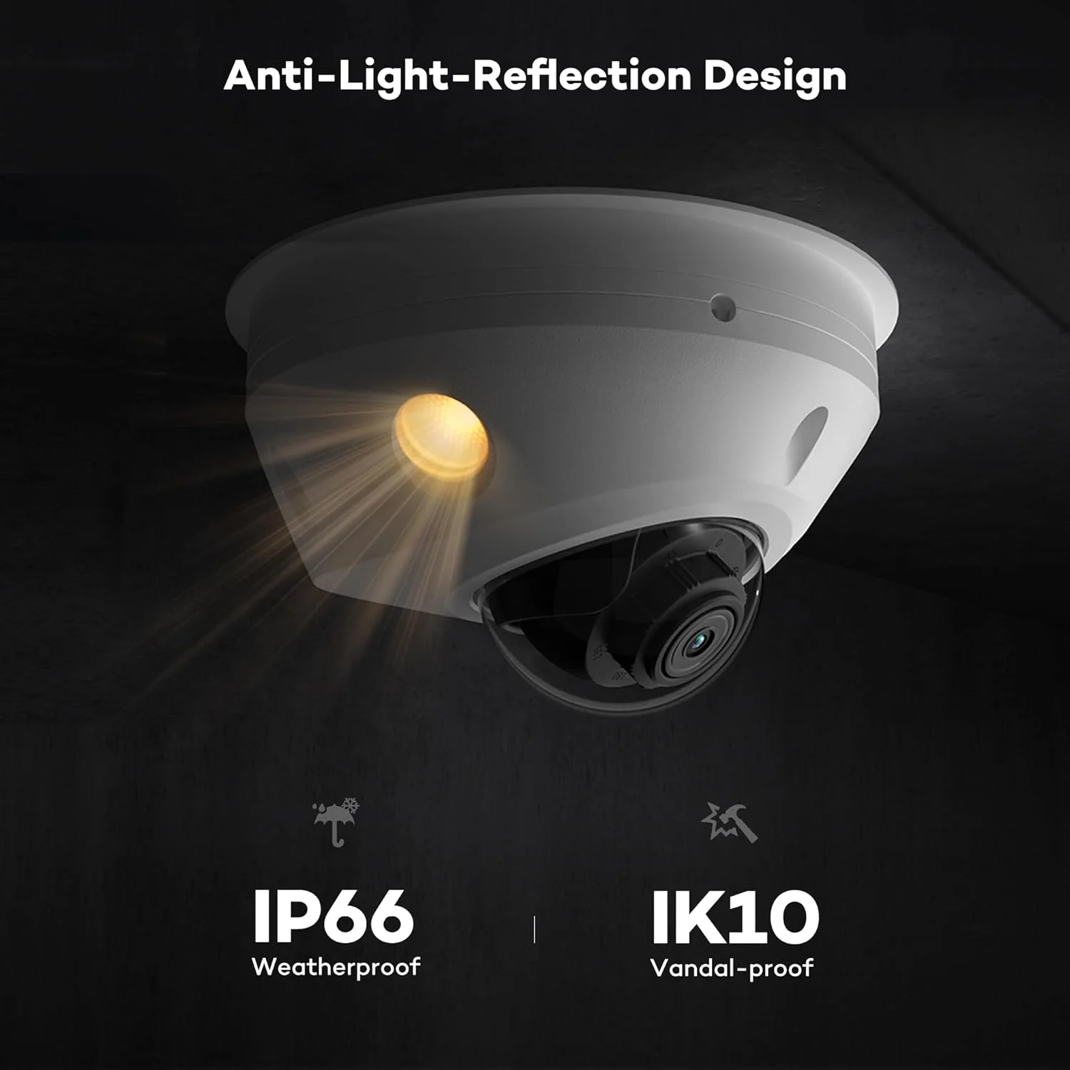 سیستم دوربین مداربسته ONWOTE 12MP NVR با 16 کانال، شامل 16 دوربین تحت شبکه 4K 8MP ضد خرابکاری با قابلیت ضبط صدا و PoE، دید در شب رنگی هوشمند، NVR تجاری 16 کاناله با ظرفیت 4 ترابایت، 16 عدد کابل (در مجموع 1280 فوت)، سیستم مداربسته سیمی مناسب فضای باز برای کسب و کارها