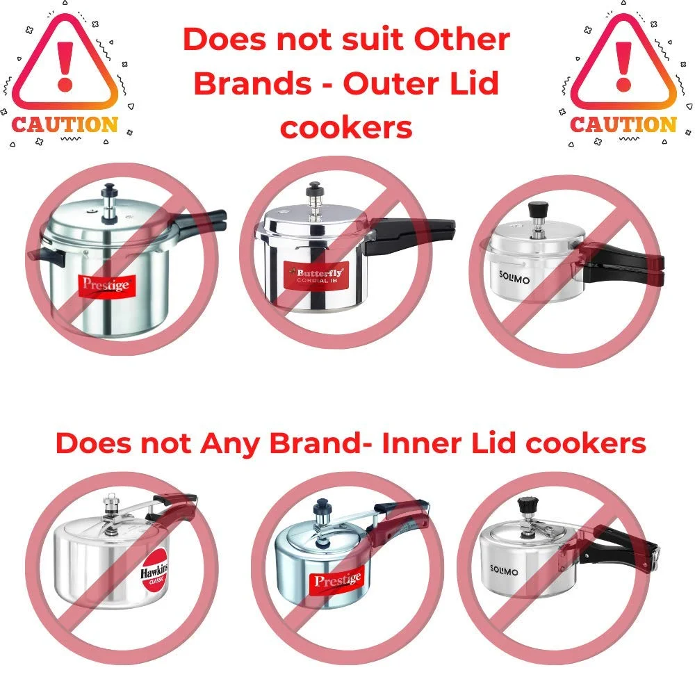 Kitchen Mart Gasket compatible with Pigeon Aluminium Pressure cooker (Outer Lid) (12 Litres) Kitchen Mart Gasket compatible with Pigeon Aluminium Pressure cooker (Outer Lid) (12 Litres)