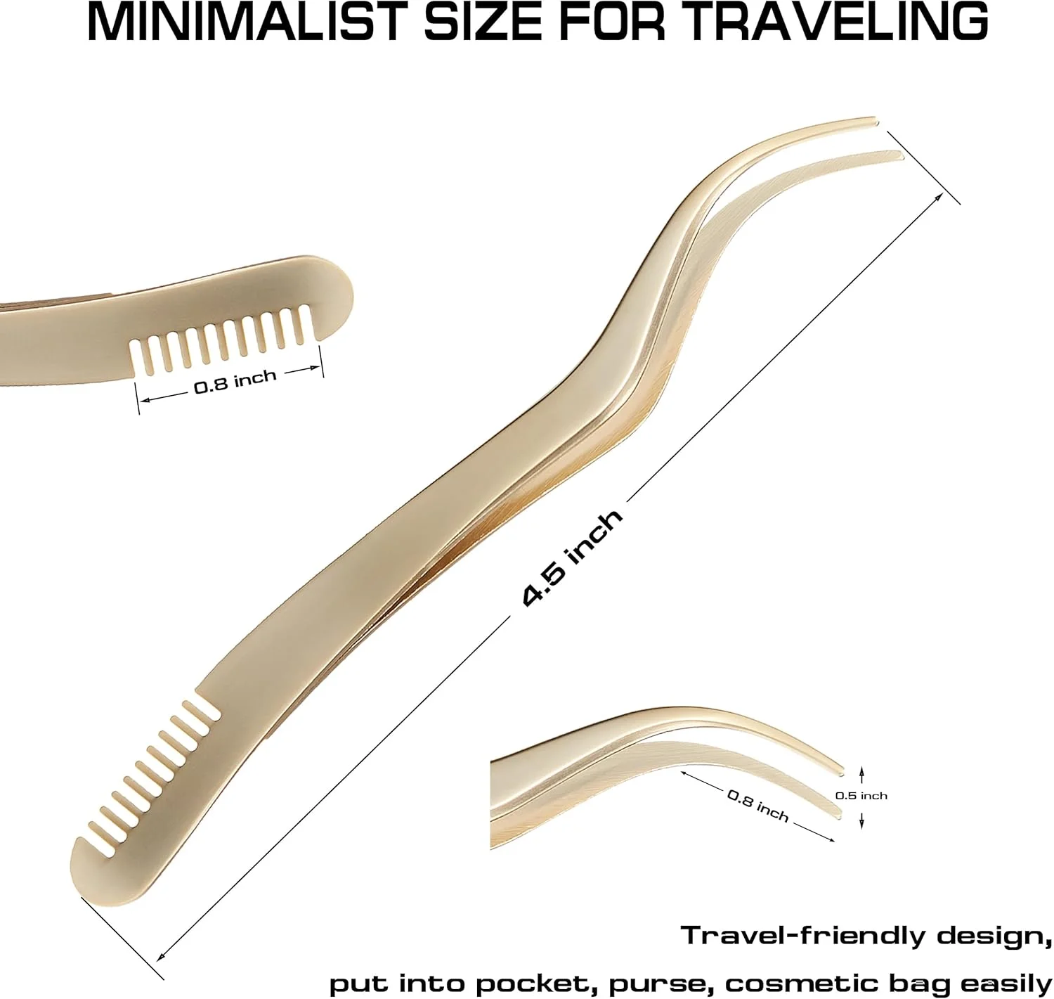 موچین مژه دو کاره با شانه، موچین اکستنشن مژه، موچین آرایشی استیل ضد زنگ، ابزار دقیق موچین ابرو، اپلیکاتور موچین مژه برای استفاده DIY از مژه های مصنوعی خوشه ای، طلایی موچین مژه دو کاره با شانه، موچین اکستنشن مژه، موچین آرایشی استیل ضد زنگ، ابزار دقیق موچین ابرو، اپلیکاتور موچین مژه برای استفاده DIY از مژه های مصنوعی خوشه ای، طلایی