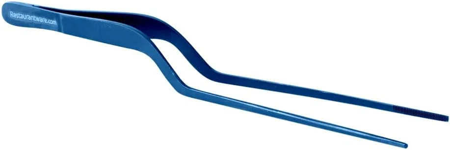 موچین آشپزی رستوران ور مدل Perfect Point، طول 20 سانتی متر، 1 عدد موچین آشپزخانه افست - نوک دندانه دار برای دقت، مناسب برای گارنیش، دیزاین و تزئین، موچین استیل ضد زنگ آبی افست، بادوام موچین آشپزی رستوران ور مدل Perfect Point، طول 20 سانتی متر، 1 عدد موچین آشپزخانه افست - نوک دندانه دار برای دقت، مناسب برای گارنیش، دیزاین و تزئین، موچین استیل ضد زنگ آبی افست، بادوام