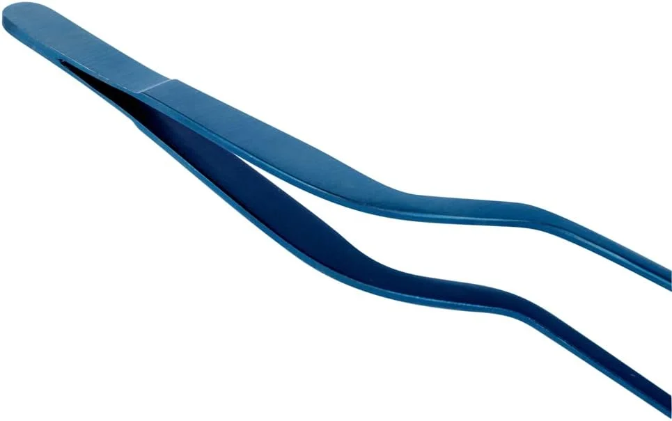 موچین آشپزی رستوران ور مدل Perfect Point، طول 20 سانتی متر، 1 عدد موچین آشپزخانه افست - نوک دندانه دار برای دقت، مناسب برای گارنیش، دیزاین و تزئین، موچین استیل ضد زنگ آبی افست، بادوام موچین آشپزی رستوران ور مدل Perfect Point، طول 20 سانتی متر، 1 عدد موچین آشپزخانه افست - نوک دندانه دار برای دقت، مناسب برای گارنیش، دیزاین و تزئین، موچین استیل ضد زنگ آبی افست، بادوام