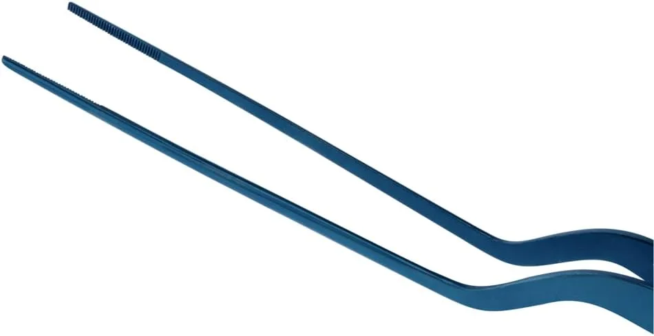 موچین آشپزی رستوران ور مدل Perfect Point، طول 20 سانتی متر، 1 عدد موچین آشپزخانه افست - نوک دندانه دار برای دقت، مناسب برای گارنیش، دیزاین و تزئین، موچین استیل ضد زنگ آبی افست، بادوام موچین آشپزی رستوران ور مدل Perfect Point، طول 20 سانتی متر، 1 عدد موچین آشپزخانه افست - نوک دندانه دار برای دقت، مناسب برای گارنیش، دیزاین و تزئین، موچین استیل ضد زنگ آبی افست، بادوام