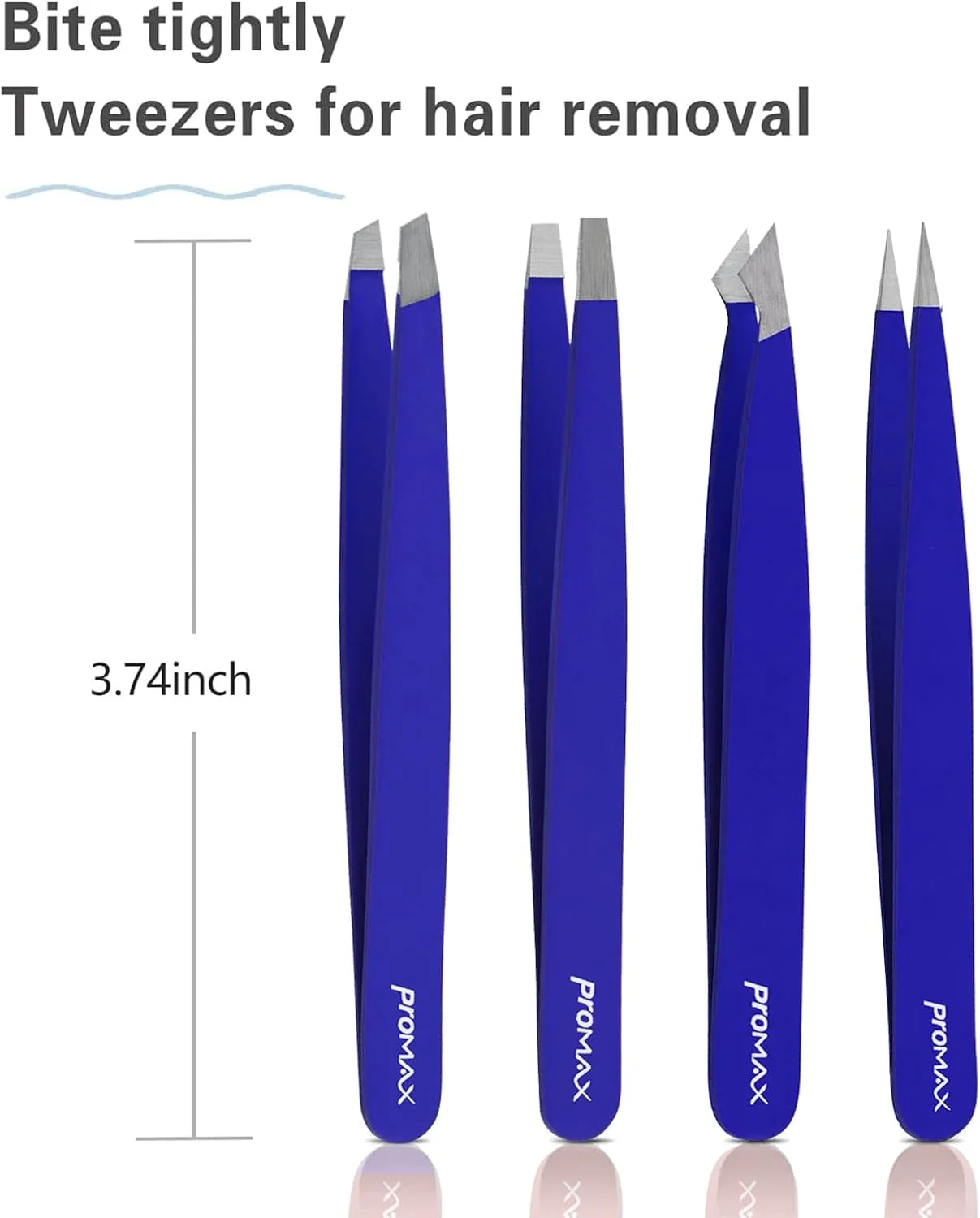 ست موچین ابرو 4 عددی پرومکس کر - مناسب برای برداشتن مو، موهای زیرپوستی - بهترین برای موهای ابرو، از بین بردن موهای صورت، خار - استیل ضد زنگ با نوک تیز و دقیق - نوک ها کاملاً به هم می رسند - 40-9253 (آبی سرمه ای) ست موچین ابرو 4 عددی پرومکس کر - مناسب برای برداشتن مو، موهای زیرپوستی - بهترین برای موهای ابرو، از بین بردن موهای صورت، خار - استیل ضد زنگ با نوک تیز و دقیق - نوک ها کاملاً به هم می رسند - 40-9253 (آبی سرمه ای)