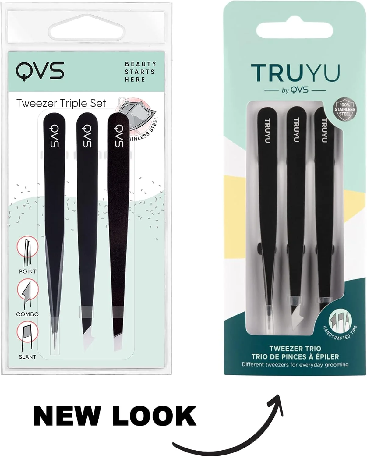 QVS 3 موچین با نوک های مختلف QVS 3 موچین با نوک های مختلف