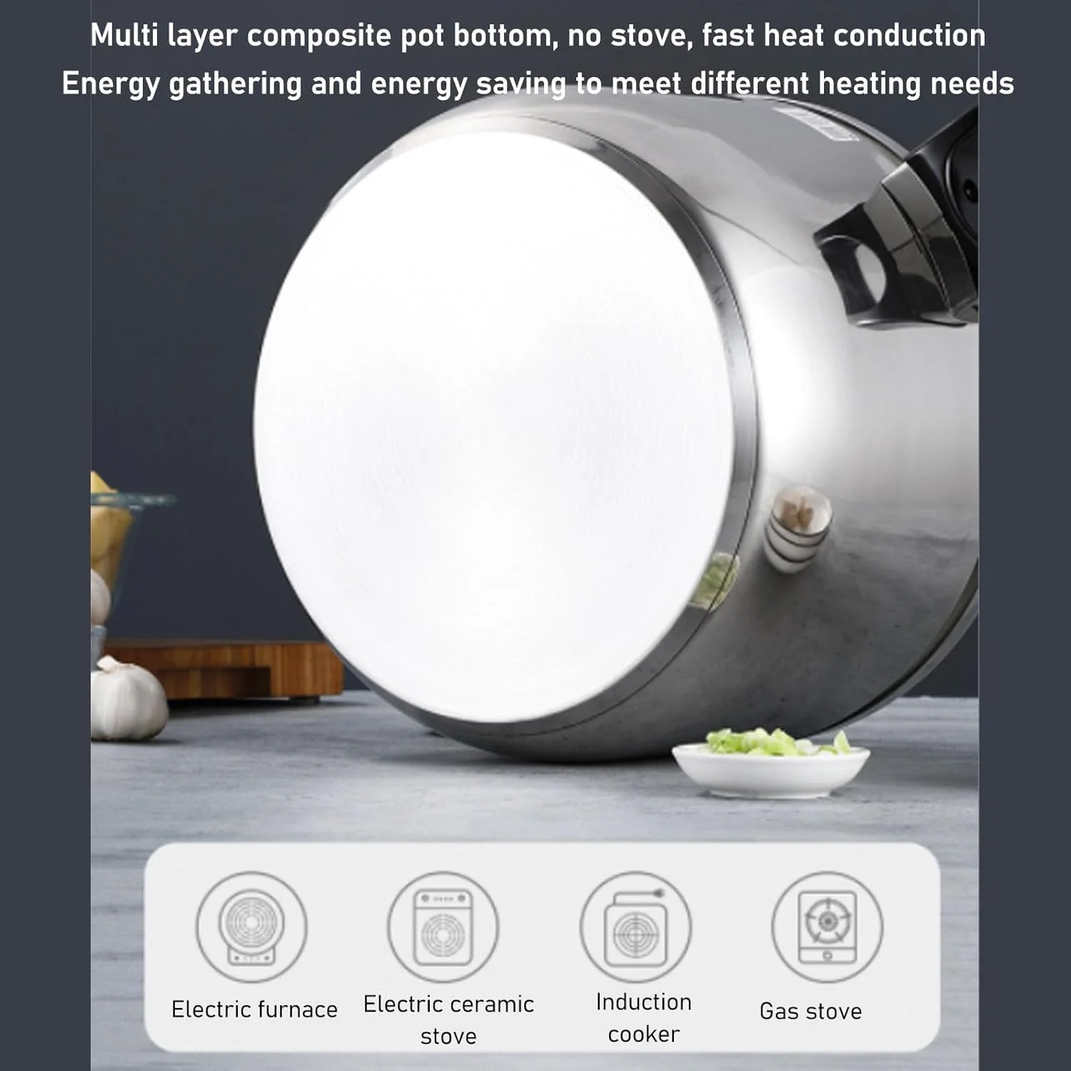 زودپز استیل BusoTh، قابلمه و تابه های پخت و پز کارآمد و سریع، دیگ زودپز دو جداره ضد انفجار مناسب برای اجاق گازهای القایی و شعله باز (22 لیتر) زودپز استیل BusoTh، قابلمه و تابه های پخت و پز کارآمد و سریع، دیگ زودپز دو جداره ضد انفجار مناسب برای اجاق گازهای القایی و شعله باز (22 لیتر)