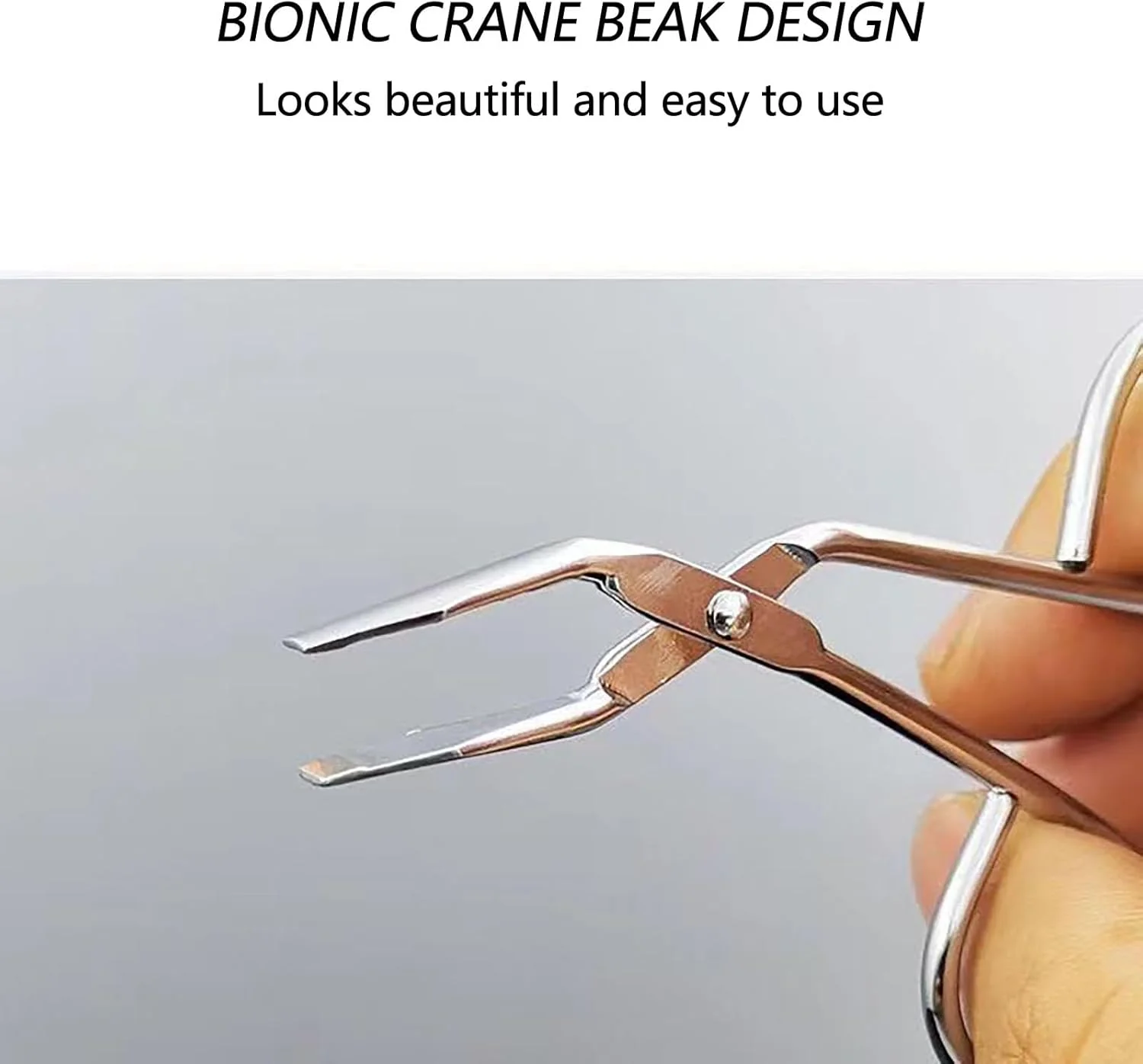 موچین قیچی حرفه ای، موچین استیل ضد زنگ طرح قیچی، موچین قیچی نوک صاف مورب برای زنان و مردان (نقره ای) موچین قیچی حرفه ای، موچین استیل ضد زنگ طرح قیچی، موچین قیچی نوک صاف مورب برای زنان و مردان (نقره ای)