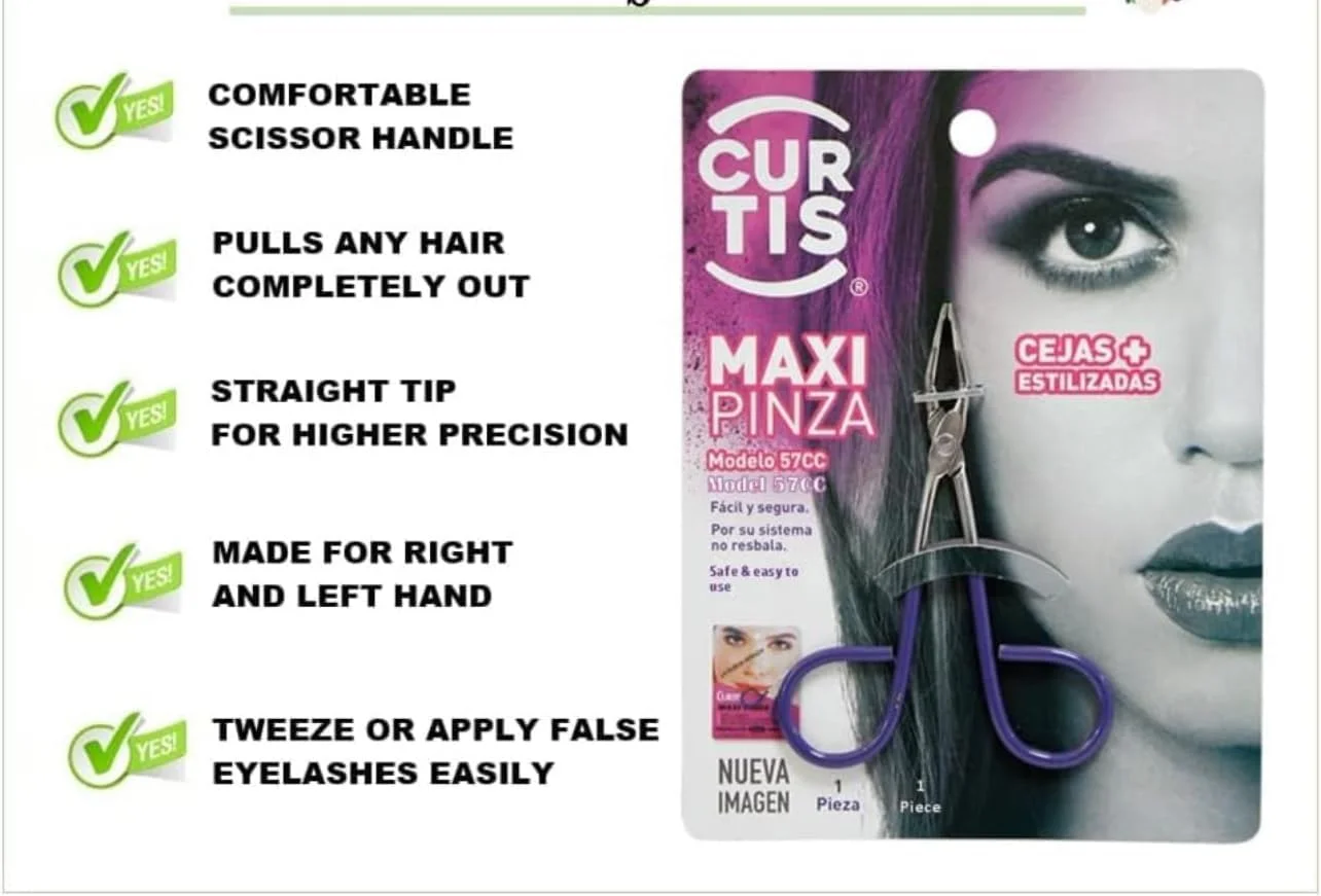 موچین حرفه ای سالنی با دسته قیچی آسان، بهترین موچین ابرو دقیق برای آقایان/خانم ها; ابزار زیبایی قابل حمل برای موهای صورت، موهای زیرپوستی، جوش سرسیاه; بنفش ساخت مکزیک (به روز شده) موچین حرفه ای سالنی با دسته قیچی آسان، بهترین موچین ابرو دقیق برای آقایان/خانم ها; ابزار زیبایی قابل حمل برای موهای صورت، موهای زیرپوستی، جوش سرسیاه; بنفش ساخت مکزیک (به روز شده)