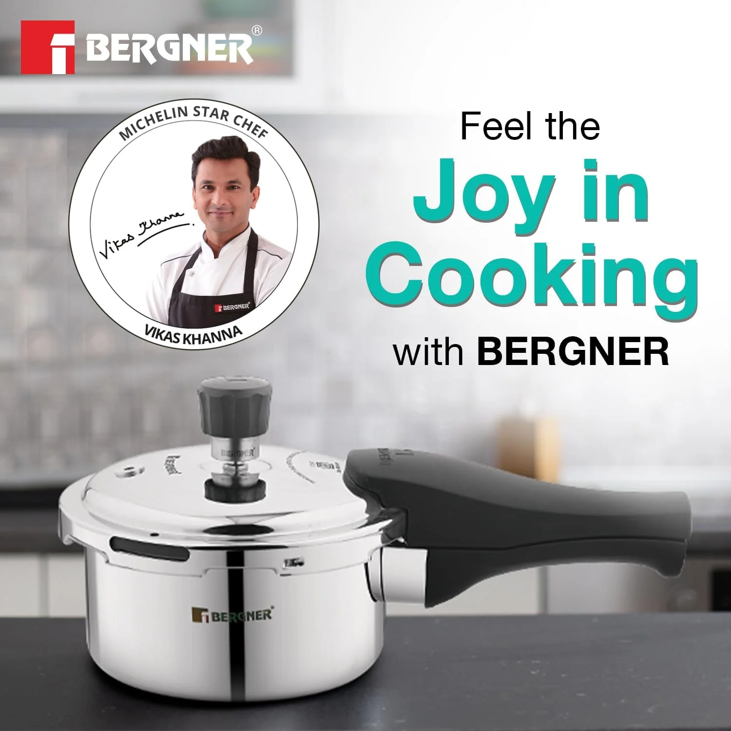 زودپز کوچک 1 لیتری Bergner Tri-Max Junior TriPly، زودپز مینی درب بیرونی با کفه ضخیم سه لایه، دارای مقیاس اندازه گیری داخلی - مناسب برای اجاق های گازی و القایی زودپز کوچک 1 لیتری Bergner Tri-Max Junior TriPly، زودپز مینی درب بیرونی با کفه ضخیم سه لایه، دارای مقیاس اندازه گیری داخلی - مناسب برای اجاق های گازی و القایی