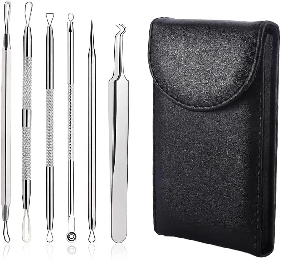 کیت موچین دقیق استیل ضد زنگ 6 در 1 ORiTi برای از بین بردن جوش های سرسیاه، جوش، آکنه، لک، موهای صورت و ابرو مناسب برای زیبایی زنان و مردان کیت موچین دقیق استیل ضد زنگ 6 در 1 ORiTi برای از بین بردن جوش های سرسیاه، جوش، آکنه، لک، موهای صورت و ابرو مناسب برای زیبایی زنان و مردان