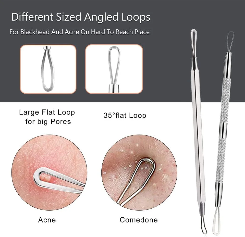 کیت موچین دقیق استیل ضد زنگ 6 در 1 ORiTi برای از بین بردن جوش های سرسیاه، جوش، آکنه، لک، موهای صورت و ابرو مناسب برای زیبایی زنان و مردان کیت موچین دقیق استیل ضد زنگ 6 در 1 ORiTi برای از بین بردن جوش های سرسیاه، جوش، آکنه، لک، موهای صورت و ابرو مناسب برای زیبایی زنان و مردان