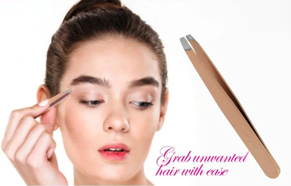 Vega Classic Tweezer-Slant Tip, Gold, 20 g