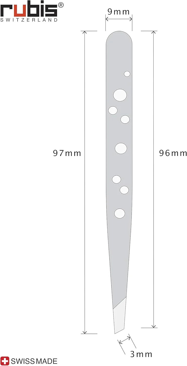 موچین مو روبیس (ساتن) - طراحی موچین مو روبیس (ساتن) - طراحی