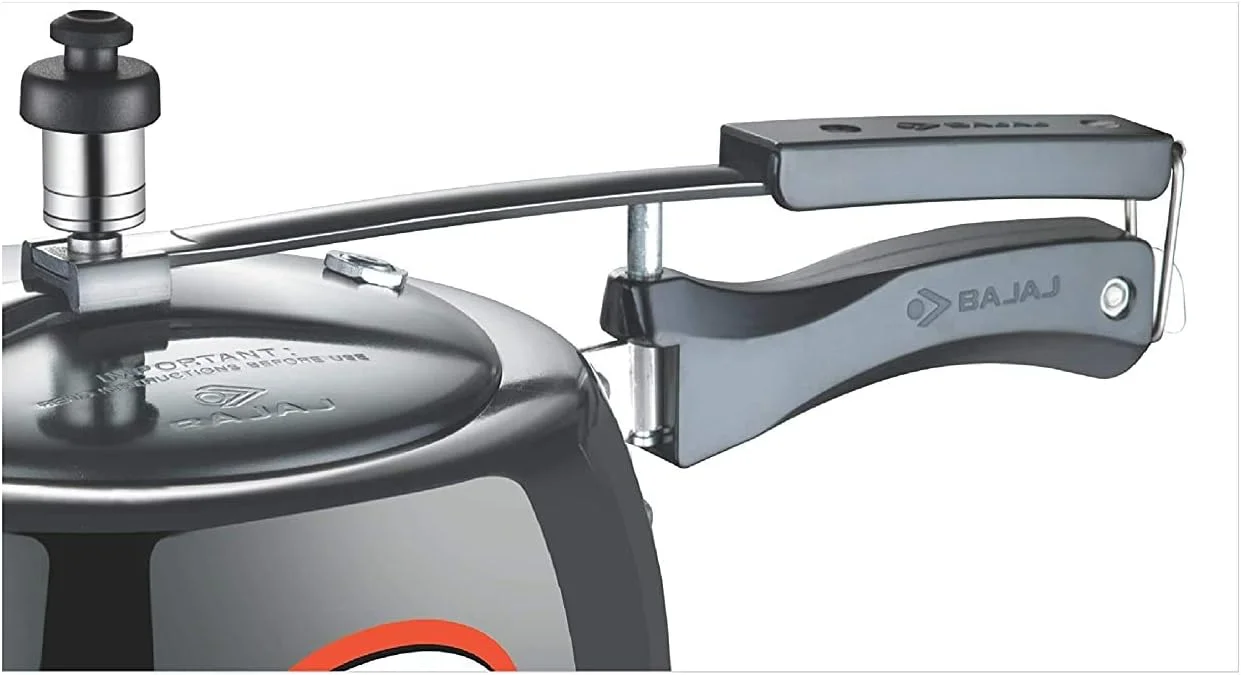 زودپز دستی آلومینیومی باجاج PCX 63H، ۳ لیتری (مشکی، دارای گواهی ISI) زودپز دستی آلومینیومی باجاج PCX 63H، ۳ لیتری (مشکی، دارای گواهی ISI)