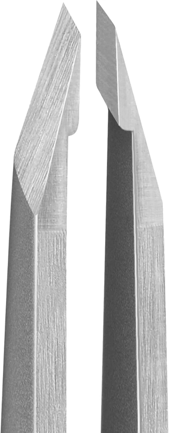 موچین ابرو NILIYA، موچین اریب برای موهای صورت بانوان، موچین های جوش سرسیاه استیل ضد زنگ حرفه ای دست ساز، به همراه کیف مسافرتی