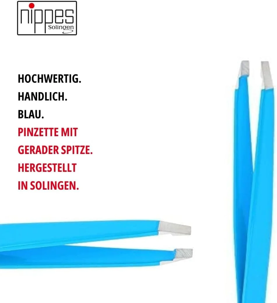 موچین استیل رنگی نوک صاف نیپز سولینگن مدل 728 | مناسب برای برداشتن دقیق و ظریف مو | خوش دست با گریپ مناسب | آبی موچین استیل رنگی نوک صاف نیپز سولینگن مدل 728 | مناسب برای برداشتن دقیق و ظریف مو | خوش دست با گریپ مناسب | آبی