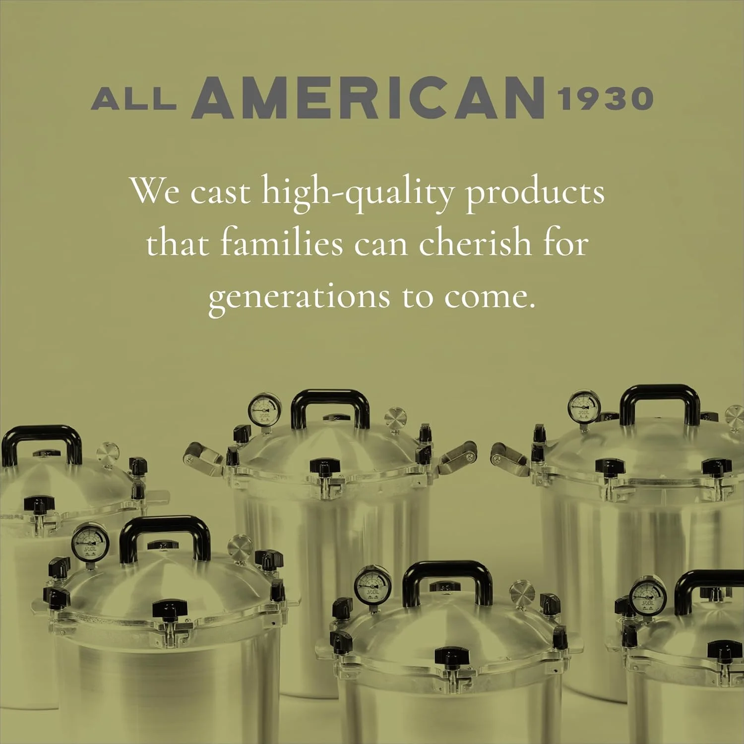 زودپز/کنسروساز آلومینیومی 25 کوارت All American 1930 (مدل 925) - سیستم آب بندی فلز به فلز منحصر به فرد - باز و بسته شدن آسان - مناسب برای اجاق گاز، برقی یا مسطح - ساخت آمریکا زودپز/کنسروساز آلومینیومی 25 کوارت All American 1930 (مدل 925) - سیستم آب بندی فلز به فلز منحصر به فرد - باز و بسته شدن آسان - مناسب برای اجاق گاز، برقی یا مسطح - ساخت آمریکا