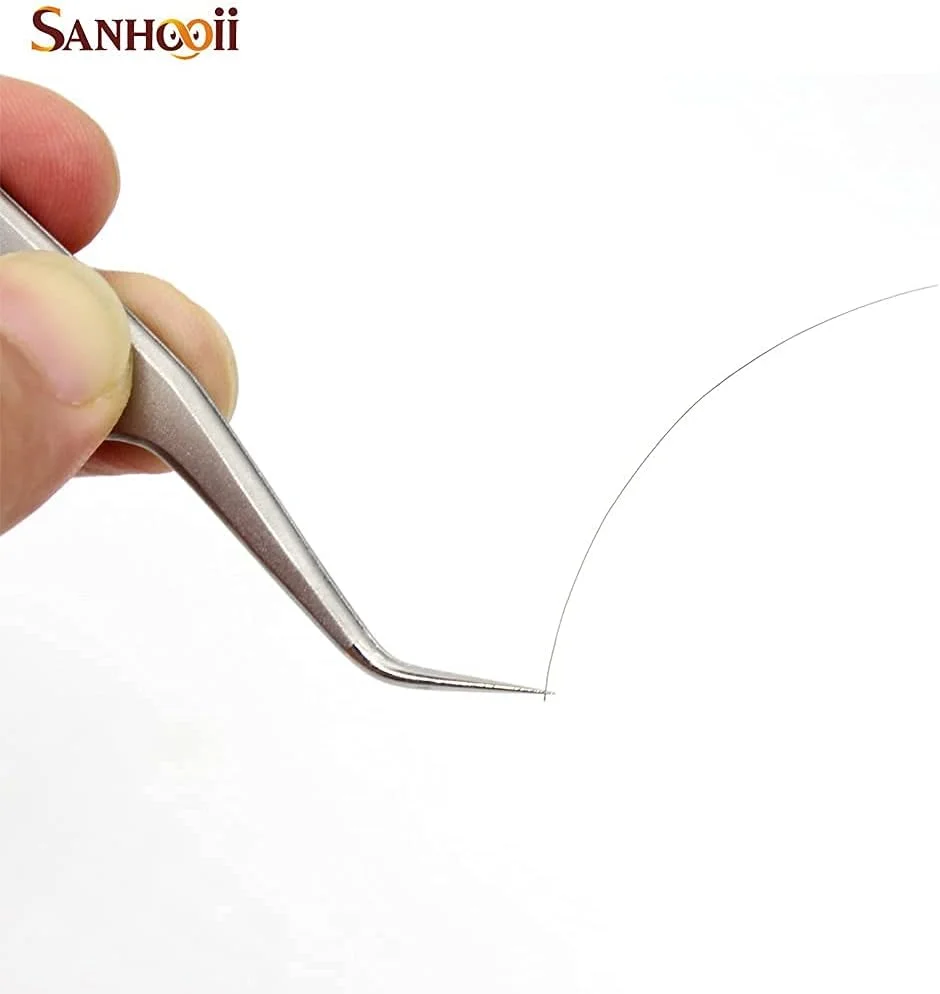 ست موچین Sanhooii شامل 4 عدد موچین ضد الکتریسیته ساکن از جنس استیل ضد زنگ دقیق ESD، 2 عدد صاف و 2 عدد خمیده برای ابزار تعمیرات الکترونیک، جواهرسازی، صنعت، نقره ای ست موچین Sanhooii شامل 4 عدد موچین ضد الکتریسیته ساکن از جنس استیل ضد زنگ دقیق ESD، 2 عدد صاف و 2 عدد خمیده برای ابزار تعمیرات الکترونیک، جواهرسازی، صنعت، نقره ای