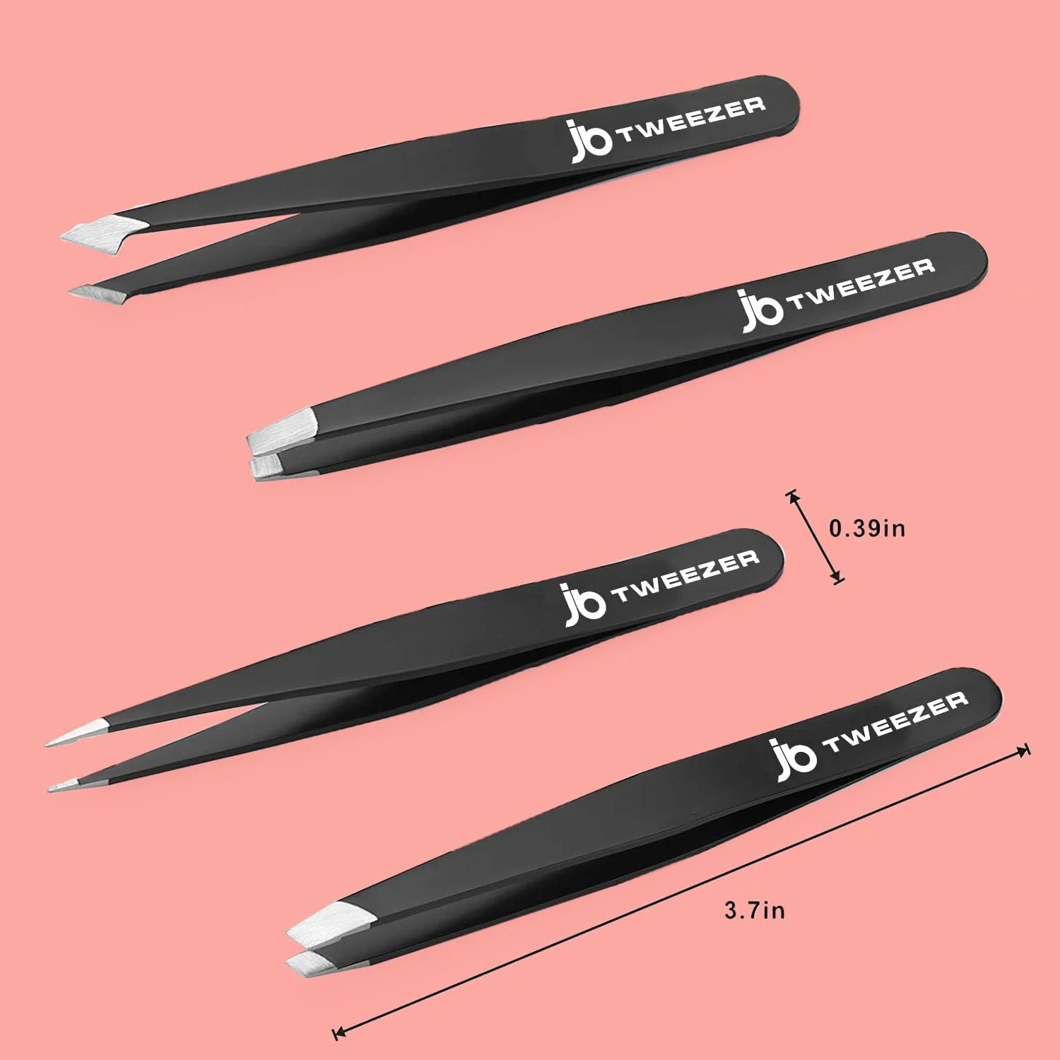 ست موچین JustBlanks، موچین حرفه ای برای ابرو - ست موچین دقیق استیل ضد زنگ، موچین زنانه برای موهای صورت، جوش سر سیاه، مژه ست موچین JustBlanks، موچین حرفه ای برای ابرو - ست موچین دقیق استیل ضد زنگ، موچین زنانه برای موهای صورت، جوش سر سیاه، مژه