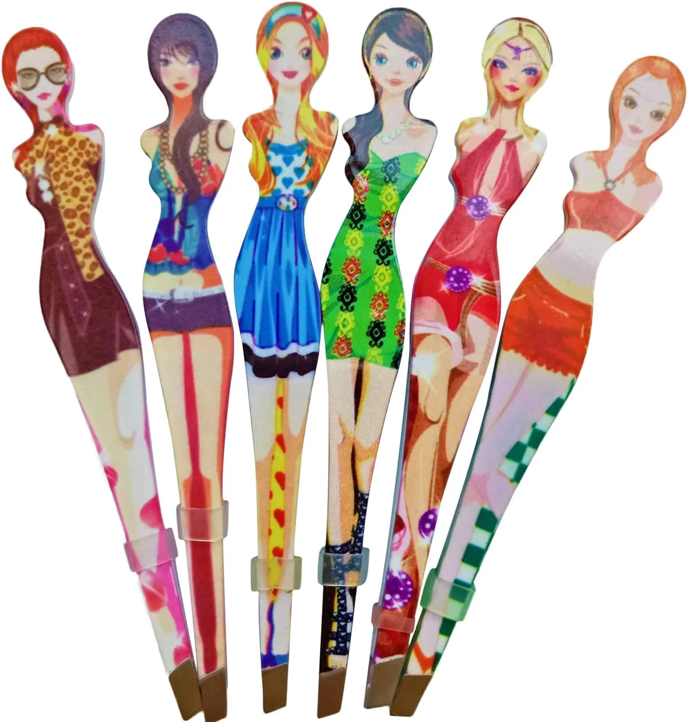 موچین ابرو حرفه ای دخترانه Tvoip، 6 عددی، استیل ضد زنگ، موچین ابرو اریب، ابزار آرایشی حذف مو (رنگ تصادفی) موچین ابرو حرفه ای دخترانه Tvoip، 6 عددی، استیل ضد زنگ، موچین ابرو اریب، ابزار آرایشی حذف مو (رنگ تصادفی)