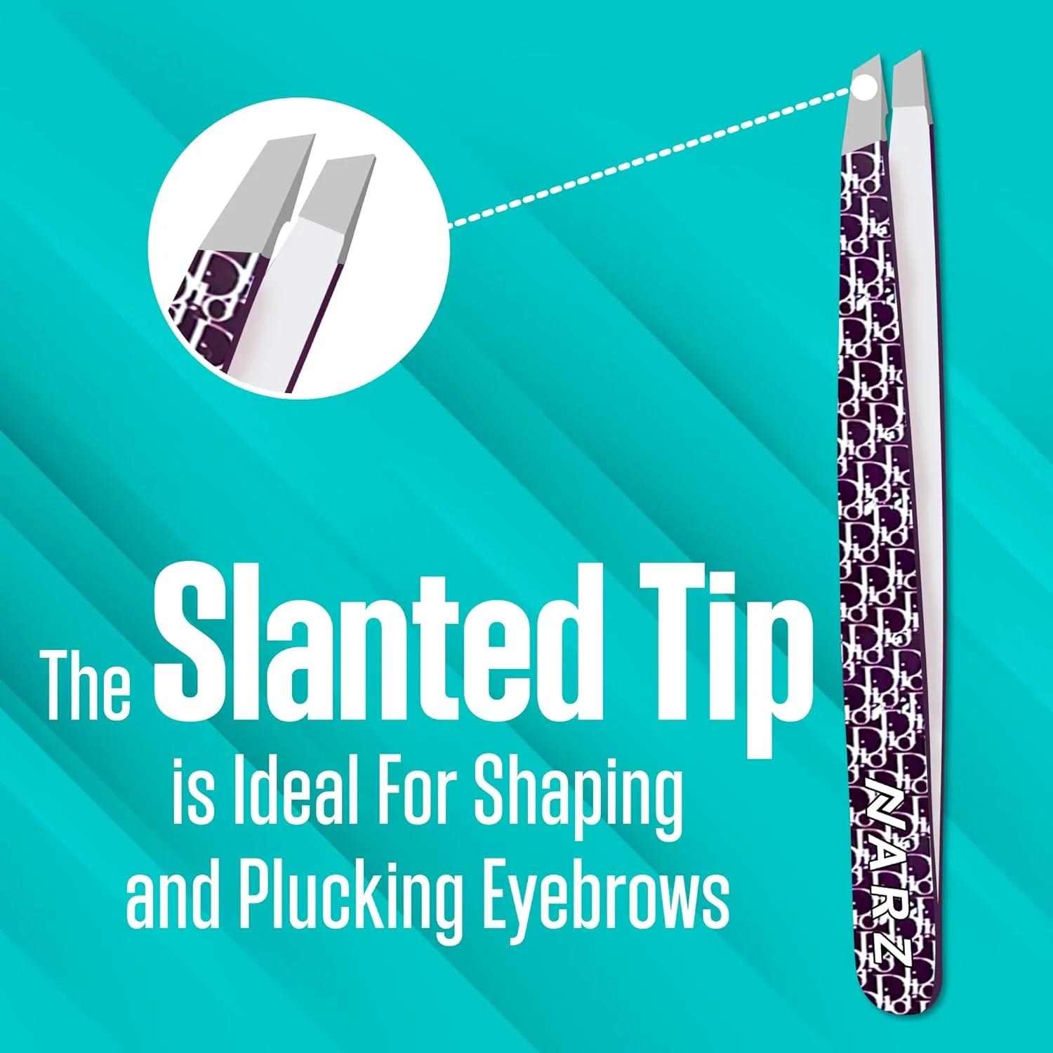 NARZ موچین حرفه ای برای موهای صورت زنان و مردان، موچین استیل ضد زنگ دقیق برای موهای زیر پوستی، موچین برای مردان و زنان NARZ موچین حرفه ای برای موهای صورت زنان و مردان، موچین استیل ضد زنگ دقیق برای موهای زیر پوستی، موچین برای مردان و زنان