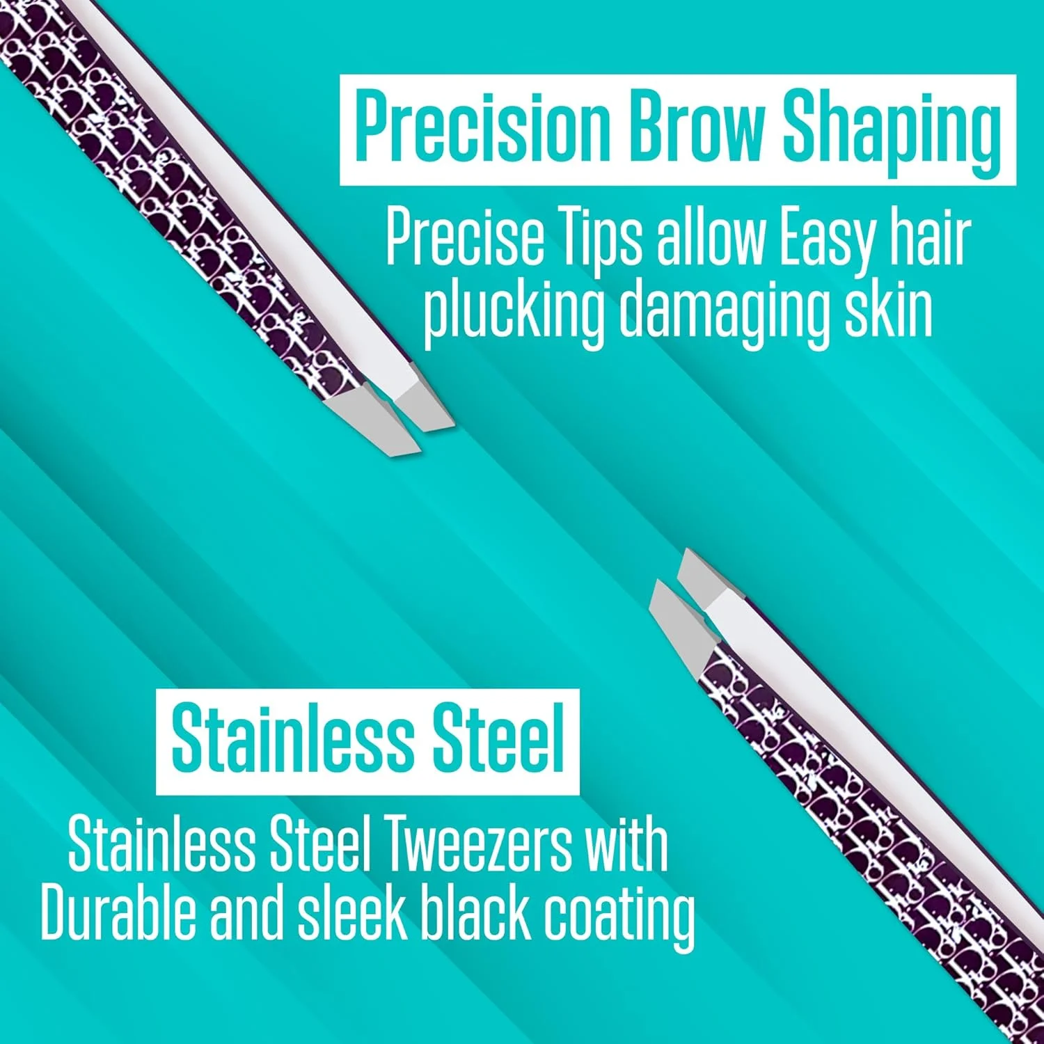 NARZ موچین حرفه ای برای موهای صورت زنان و مردان، موچین استیل ضد زنگ دقیق برای موهای زیر پوستی، موچین برای مردان و زنان NARZ موچین حرفه ای برای موهای صورت زنان و مردان، موچین استیل ضد زنگ دقیق برای موهای زیر پوستی، موچین برای مردان و زنان