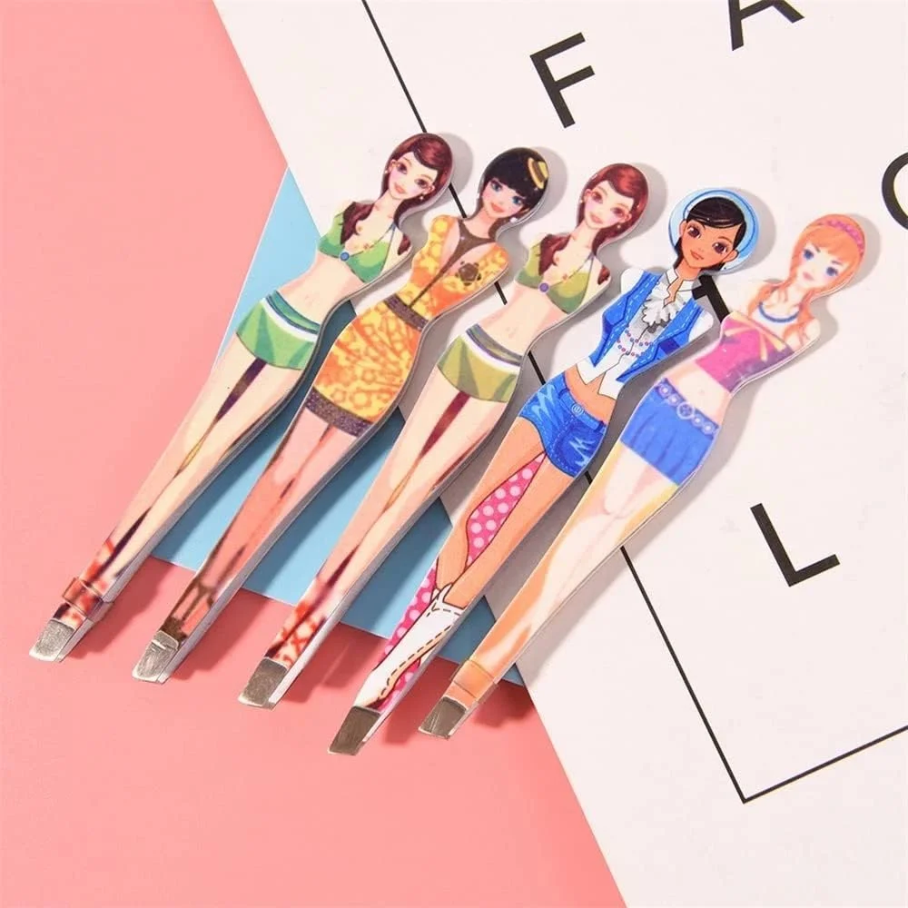 موچین ابرو حرفه ای دخترانه Tvoip، 6 عددی، استیل ضد زنگ، موچین ابرو اریب، ابزار آرایشی و بهداشتی حذف مو (رنگ تصادفی) موچین ابرو حرفه ای دخترانه Tvoip، 6 عددی، استیل ضد زنگ، موچین ابرو اریب، ابزار آرایشی و بهداشتی حذف مو (رنگ تصادفی)