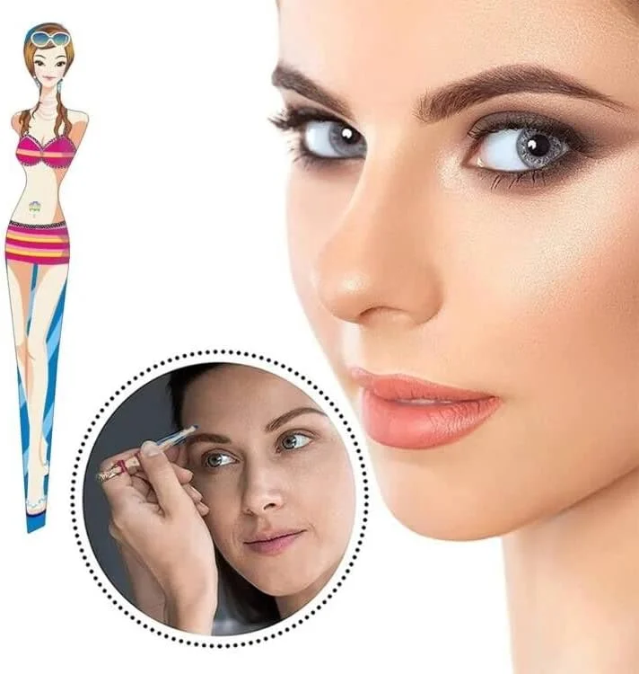 موچین ابرو حرفه ای دخترانه Tvoip، 6 عددی، استیل ضد زنگ، موچین ابرو اریب، ابزار آرایشی حذف مو (رنگ تصادفی) موچین ابرو حرفه ای دخترانه Tvoip، 6 عددی، استیل ضد زنگ، موچین ابرو اریب، ابزار آرایشی حذف مو (رنگ تصادفی)