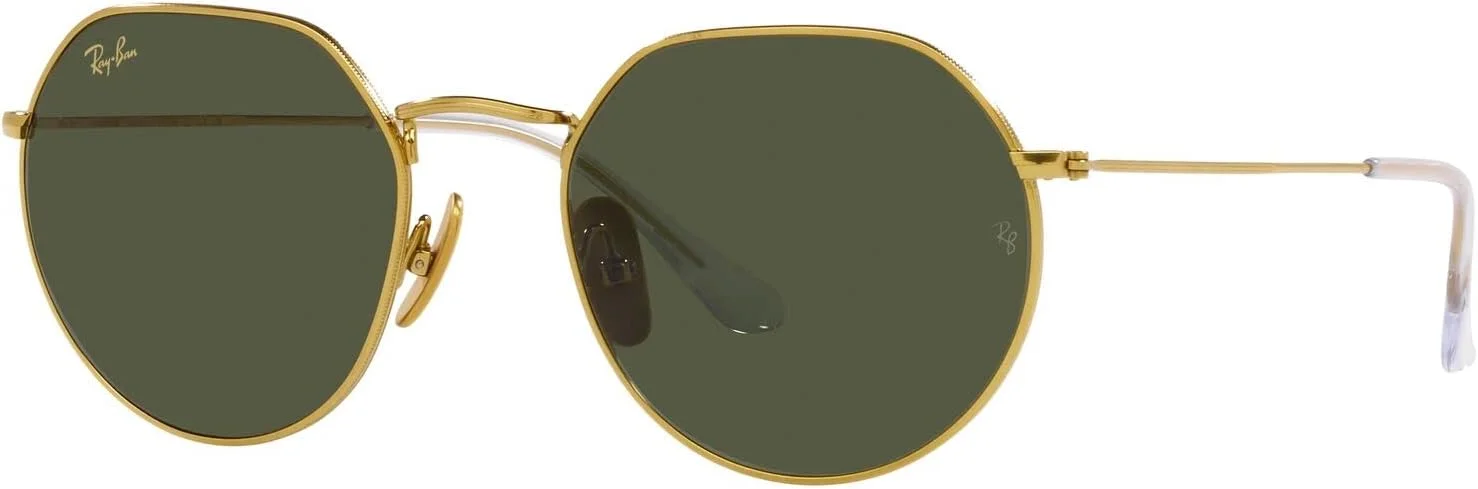 عینک آفتابی گرد تیتانیومی ری بن جونیور مدل RB8165 Jack