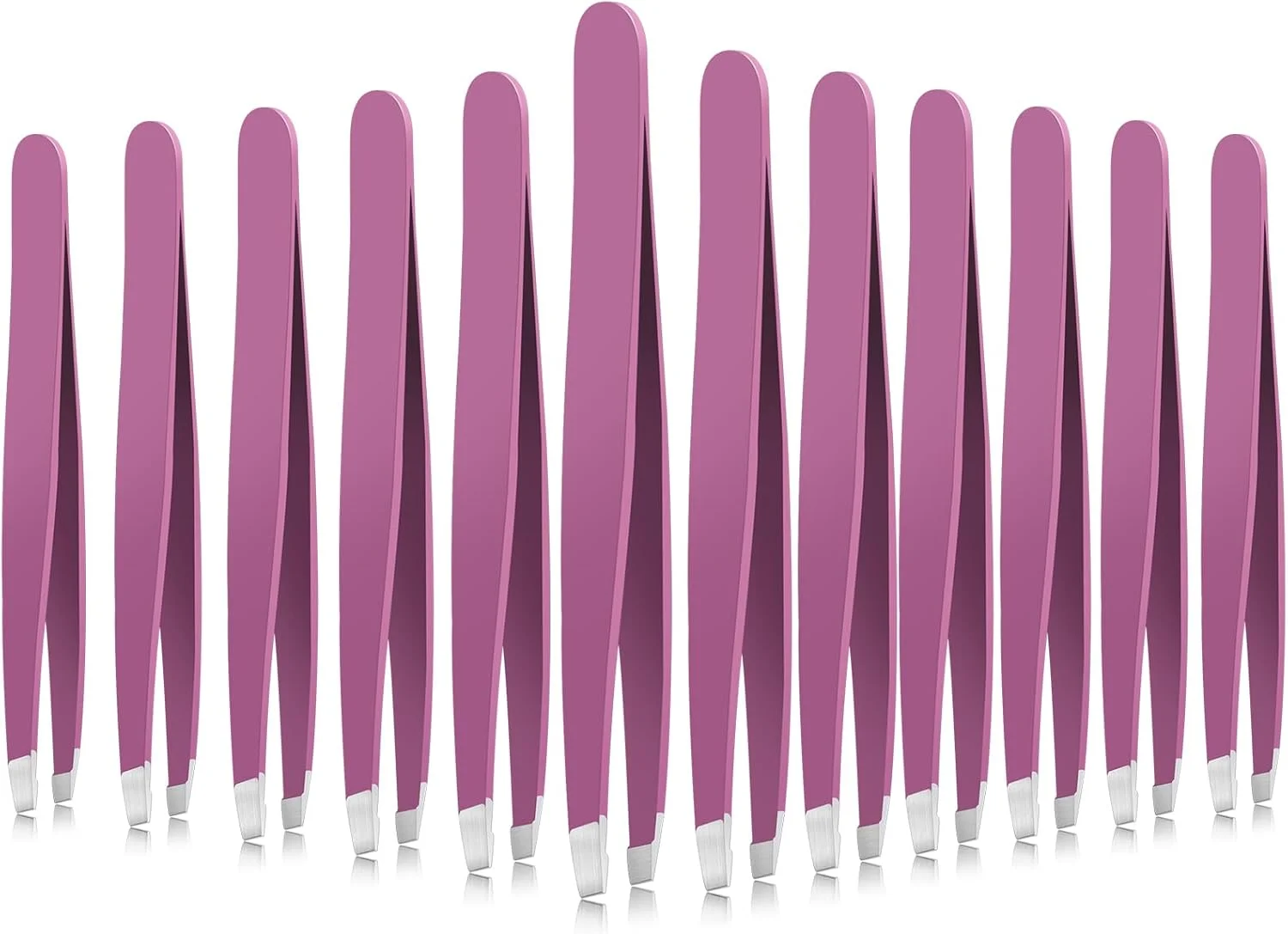 موچین ابرو مادِر، 12 عددی، استیل ضد زنگ، نوک مورب، موچین دقیق برای موهای صورت و ابرو، مناسب آقایان و بانوان (بنفش) موچین ابرو مادِر، 12 عددی، استیل ضد زنگ، نوک مورب، موچین دقیق برای موهای صورت و ابرو، مناسب آقایان و بانوان (بنفش)