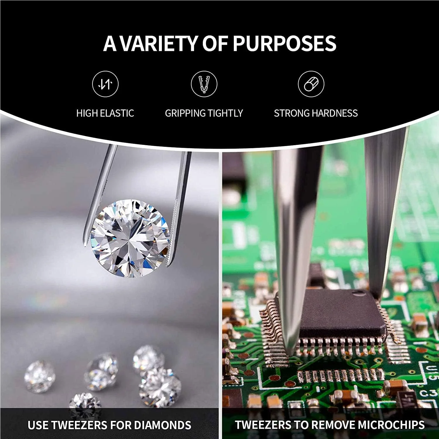 موچین استیل ضد زنگ مادِر 3 عددی برای موهای زیر پوستی، موچین نوک تیز حذف جوش سرسیاه برای ابرو و درخشش (قرمز رز، بنفش، آبی) موچین استیل ضد زنگ مادِر 3 عددی برای موهای زیر پوستی، موچین نوک تیز حذف جوش سرسیاه برای ابرو و درخشش (قرمز رز، بنفش، آبی)