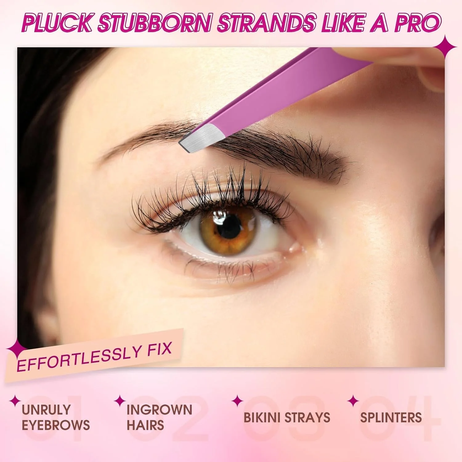 موچین ابرو مادِر، 12 عددی، استیل ضد زنگ، نوک مورب، موچین دقیق برای موهای صورت و ابرو، مناسب آقایان و بانوان (بنفش) موچین ابرو مادِر، 12 عددی، استیل ضد زنگ، نوک مورب، موچین دقیق برای موهای صورت و ابرو، مناسب آقایان و بانوان (بنفش)