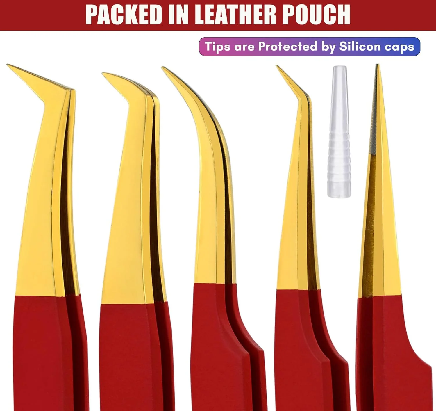 موچین مژه فیبر نوک My Lash Tools برای اکستنشن مژه، موچین حرفه ای مژه، 5 عدد موچین مژه استیل ضد زنگ برای متخصصان مژه و استفاده شخصی (قرمز مات) موچین مژه فیبر نوک My Lash Tools برای اکستنشن مژه، موچین حرفه ای مژه، 5 عدد موچین مژه استیل ضد زنگ برای متخصصان مژه و استفاده شخصی (قرمز مات)