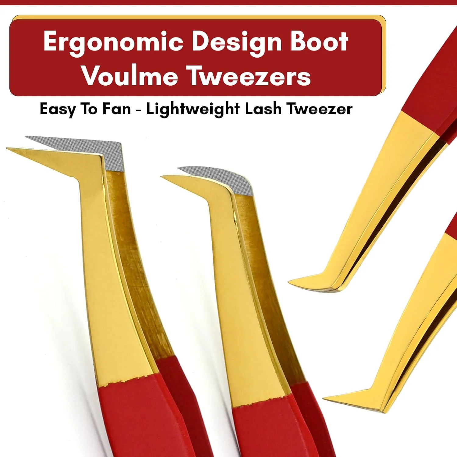 موچین مژه فیبر نوک My Lash Tools برای اکستنشن مژه، موچین حرفه ای مژه، 5 عدد موچین مژه استیل ضد زنگ برای متخصصان مژه و استفاده شخصی (قرمز مات) موچین مژه فیبر نوک My Lash Tools برای اکستنشن مژه، موچین حرفه ای مژه، 5 عدد موچین مژه استیل ضد زنگ برای متخصصان مژه و استفاده شخصی (قرمز مات)