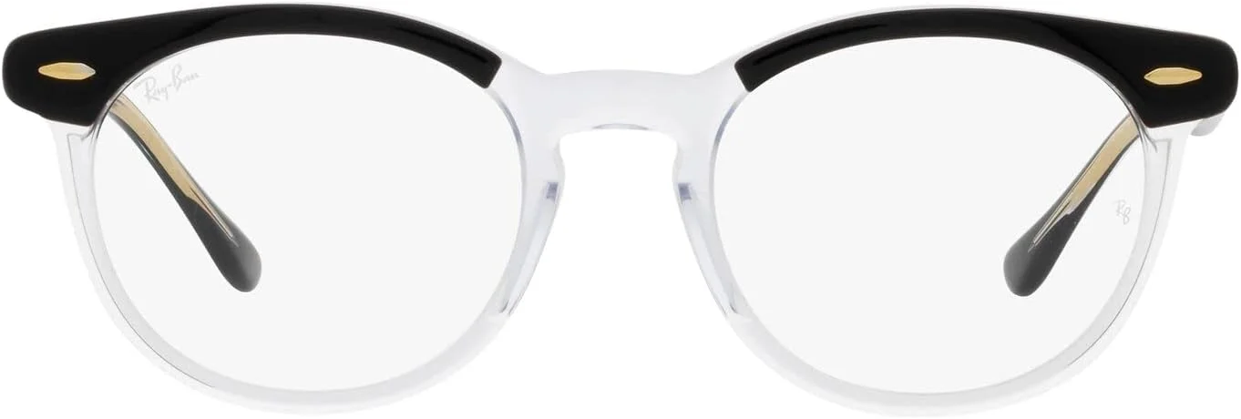 فریم عینک طبی مردانه ری بن مدل Rx5598f Eagleeye با فیت پل بینی کوتاه و فرم مربعی فریم عینک طبی مردانه ری بن مدل Rx5598f Eagleeye با فیت پل بینی کوتاه و فرم مربعی