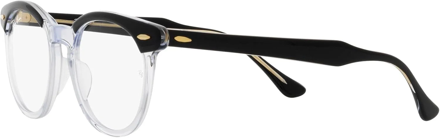 فریم عینک طبی مردانه ری بن مدل Rx5598f Eagleeye با فیت پل بینی کوتاه و فرم مربعی