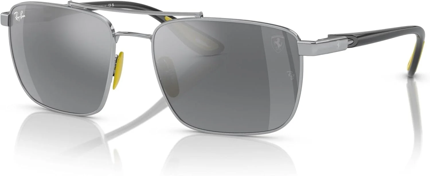 عینک آفتابی مربعی زنانه ری بن مدل Rb3715m از مجموعه اسکودریا فراری