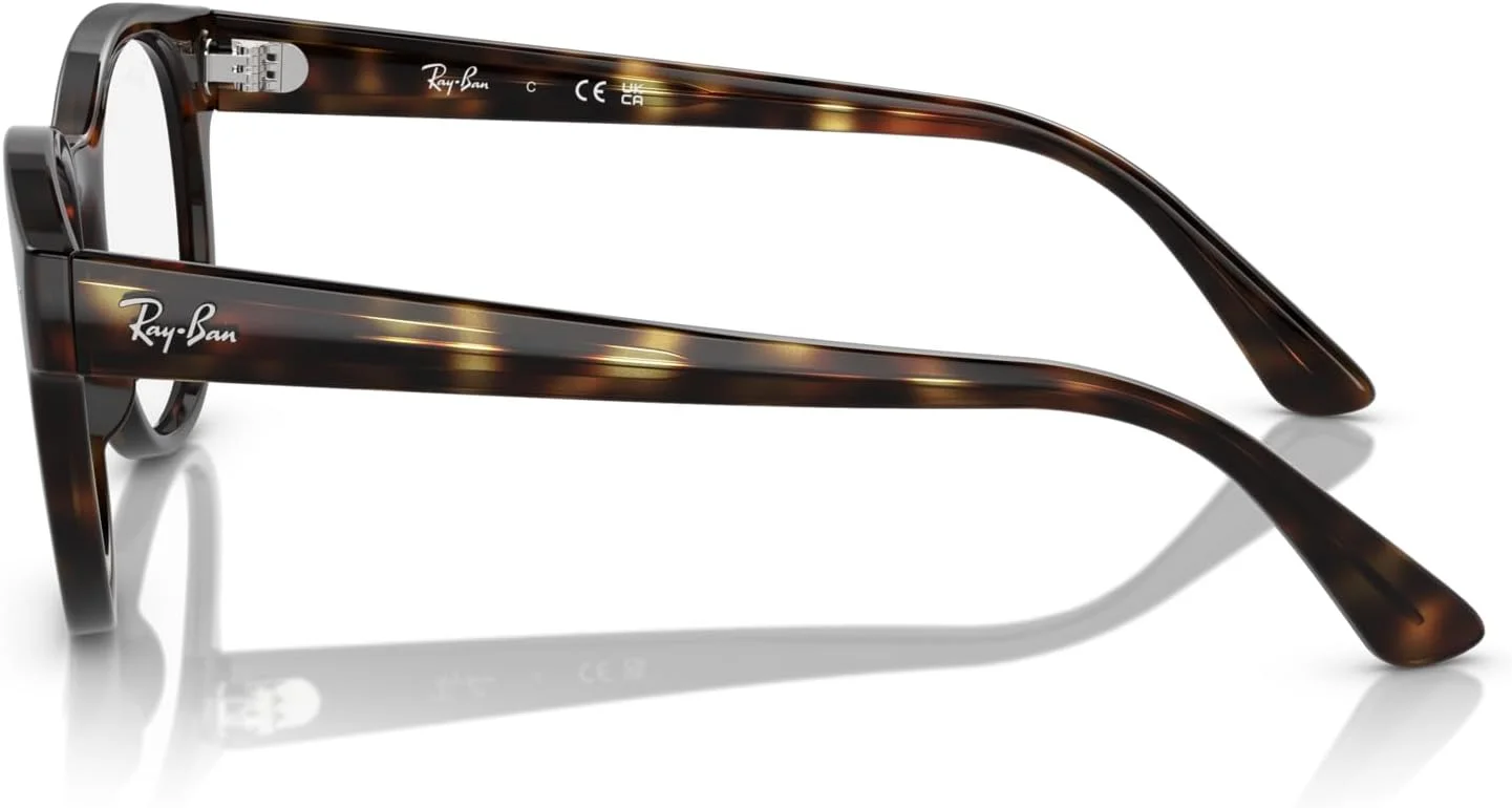 فریم عینک طبی گرد زنانه ری بن مدل Rx7227f مناسب بینی های کوچک