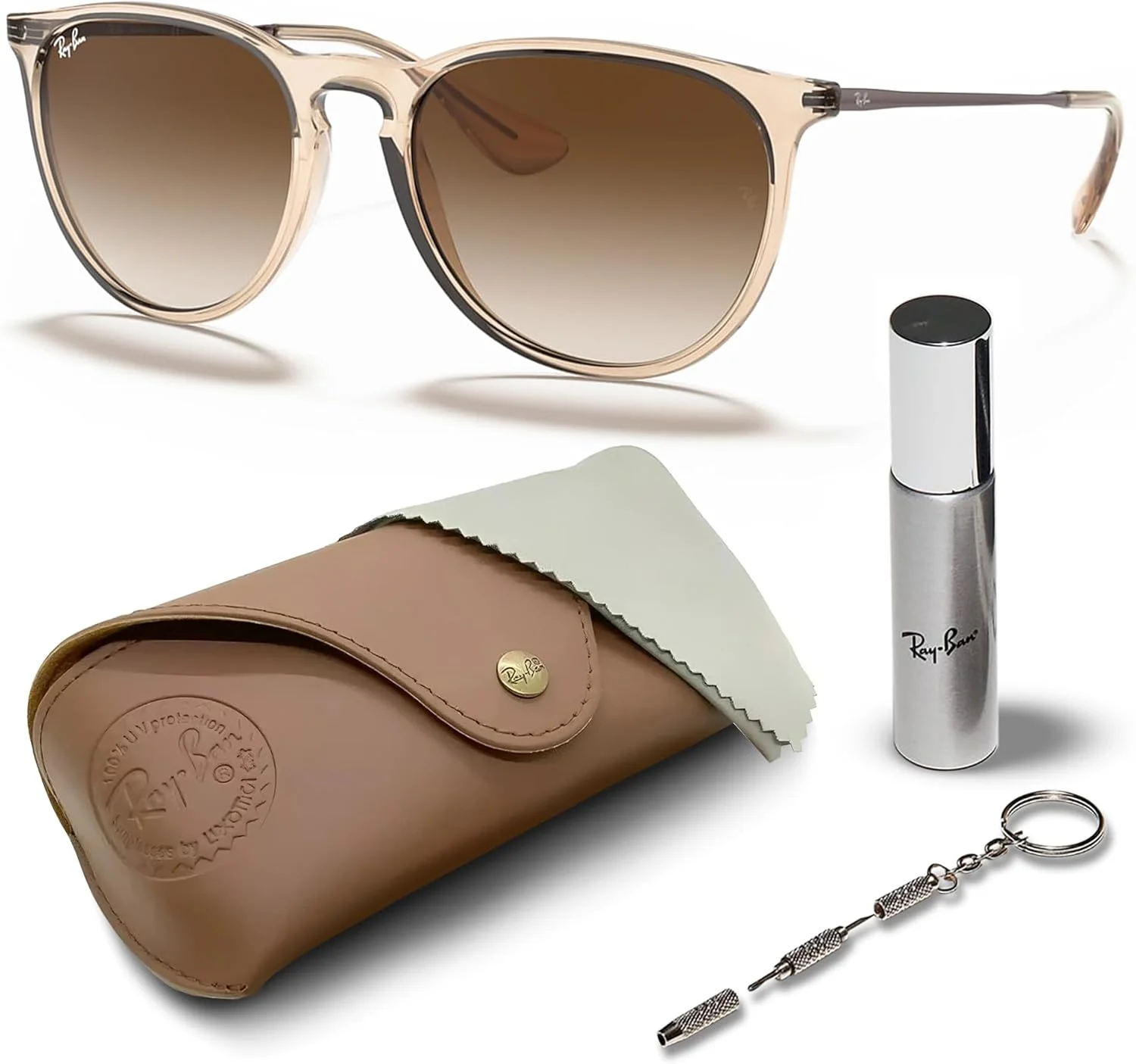 عینک آفتابی Ray-Ban RB4171 ERIKA COLOR MIX به همراه کیت لوازم جانبی