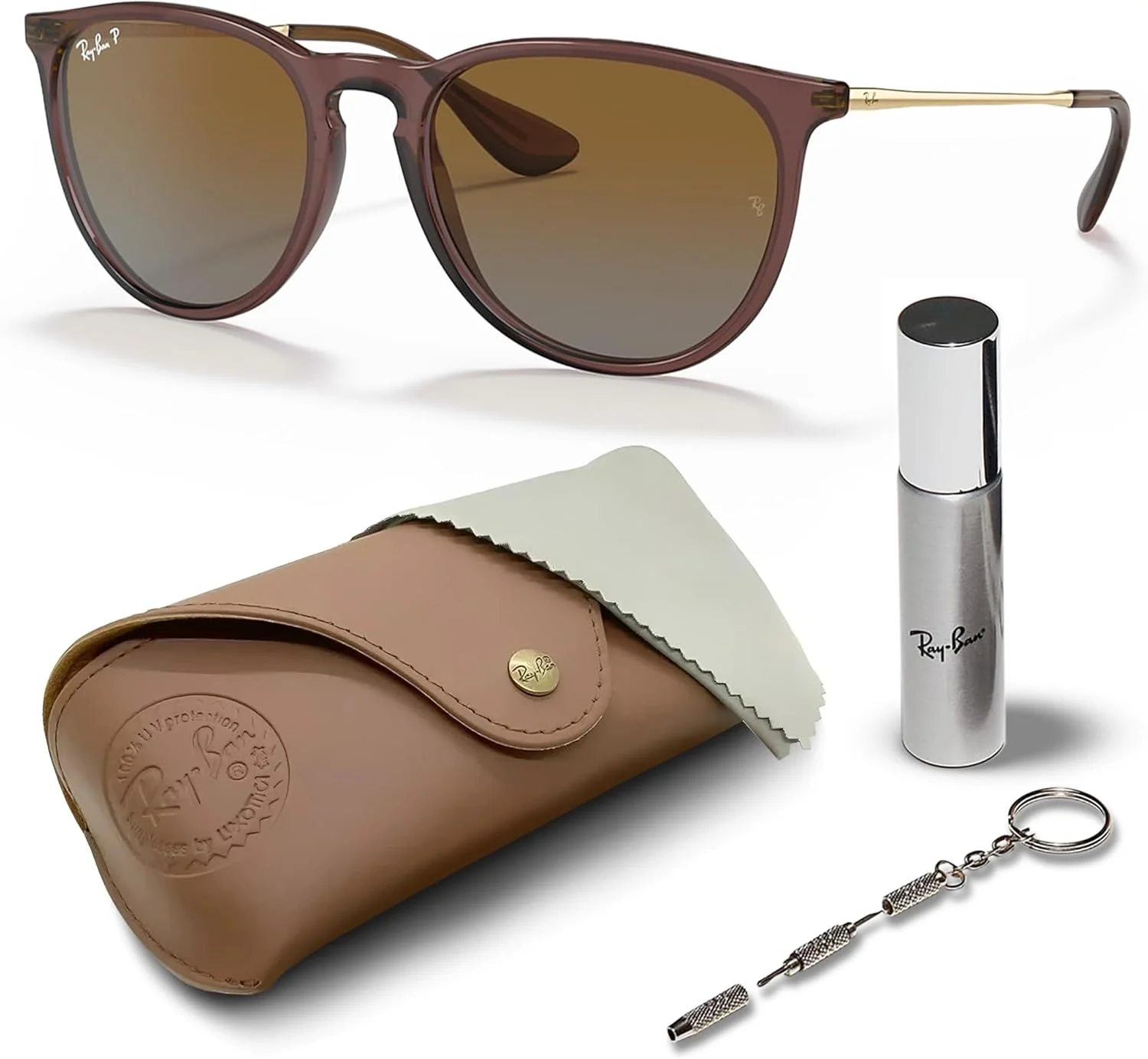 عینک آفتابی کلاسیک Ray-Ban RB4171 ERIKA به همراه کیت لوازم جانبی