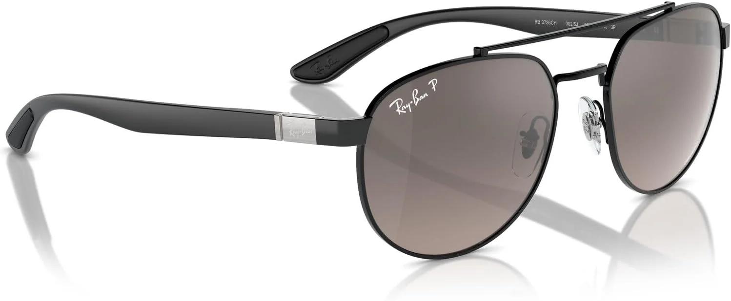 عینک آفتابی گرد Ray-Ban Rb3736ch Chromance